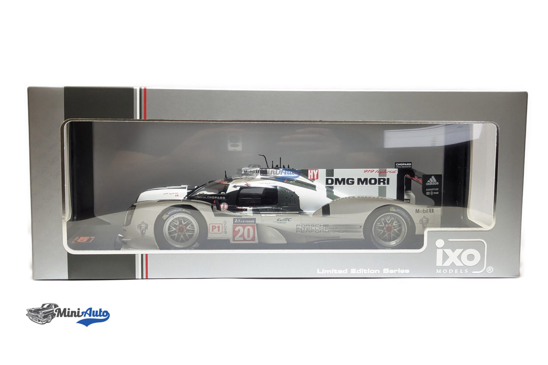 Porsche 919 2.0l Turbo V4 Hybrid Team Porsche N 20 24h Le Mans 2014 T.Bernhard - B.Hartley - M.Webber - White - Image 5