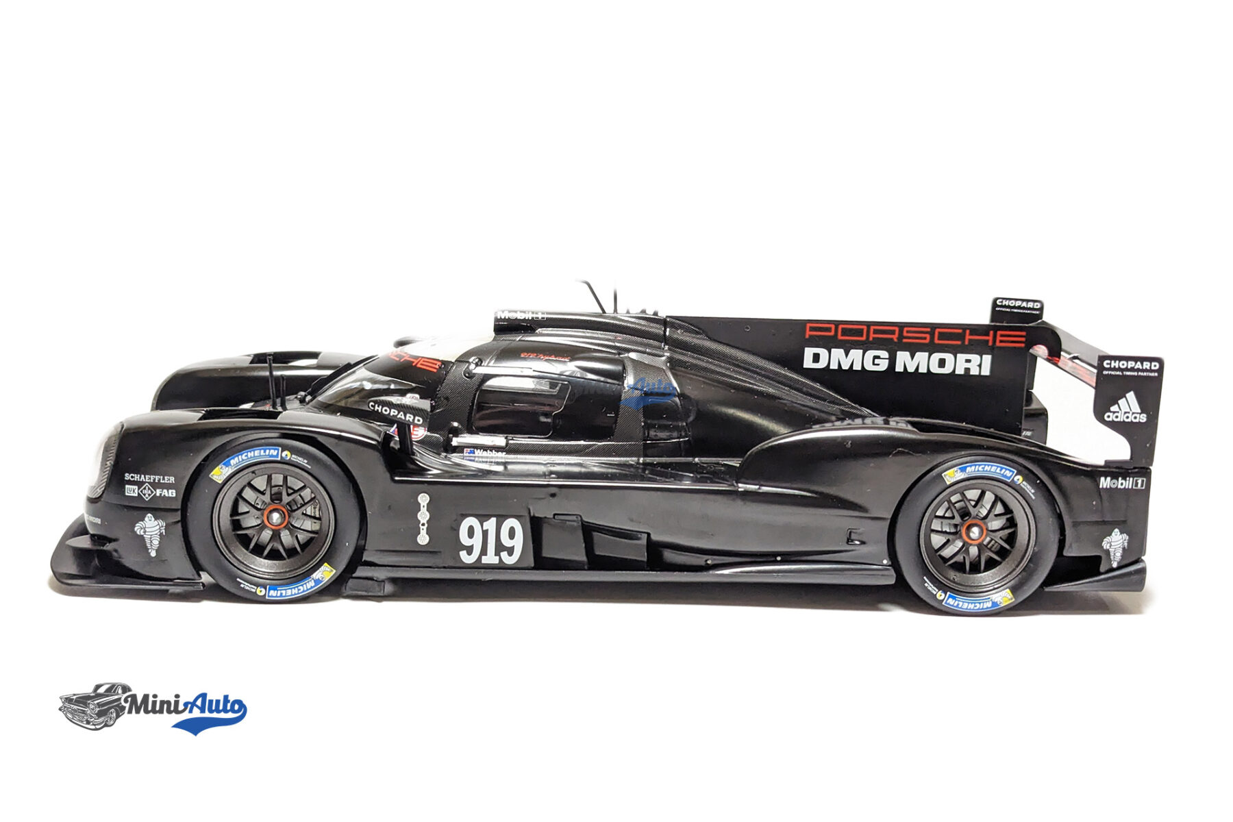Porsche 919 Hybrid Turbo Team Porsche N 919 Pre Season Test Car 2015 M.Webber - Black - Image 2