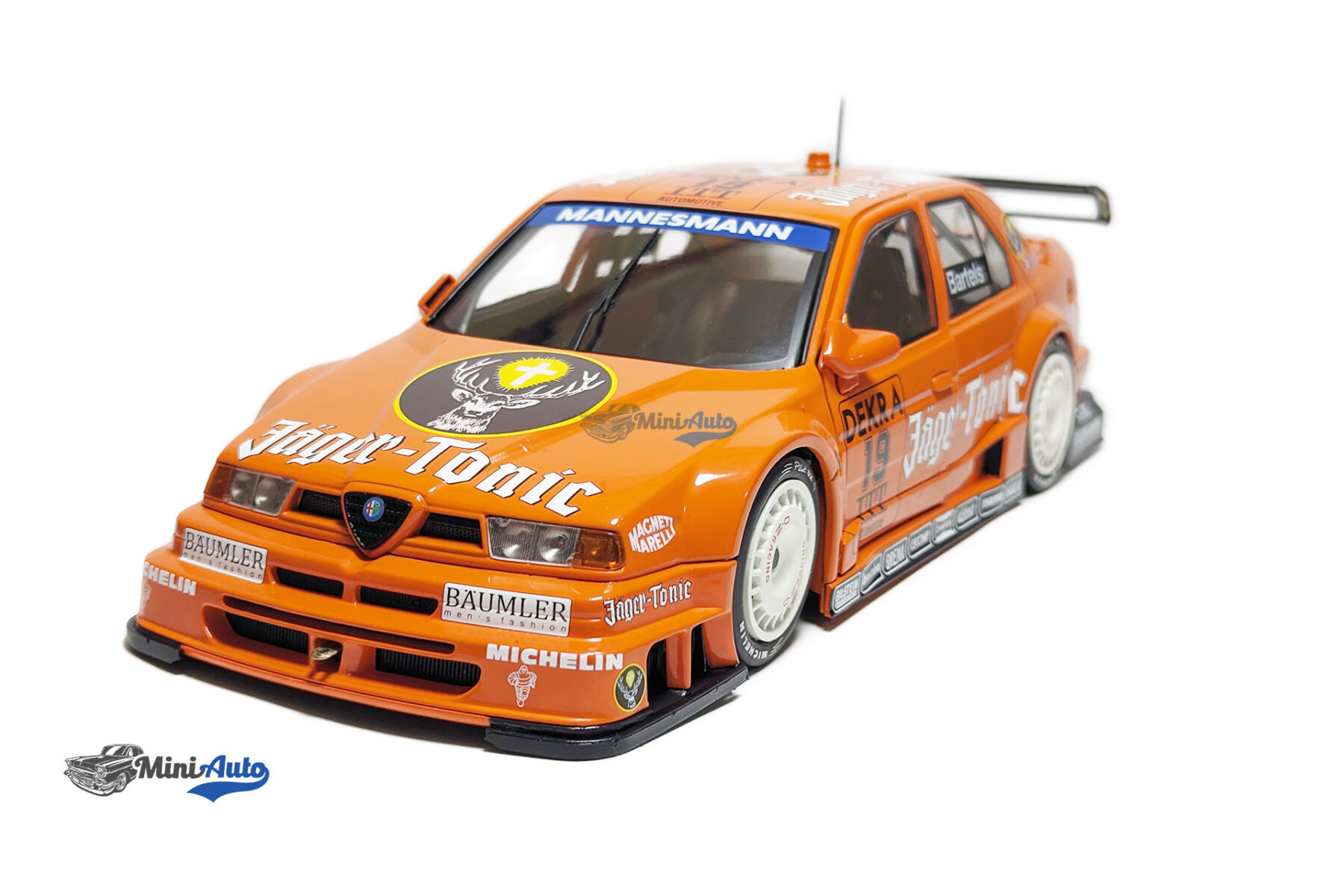 Alfa Romeo 155 V6 TI Jager-Tonic Racing N 19 DTM ITC Race - Orange - Image 4