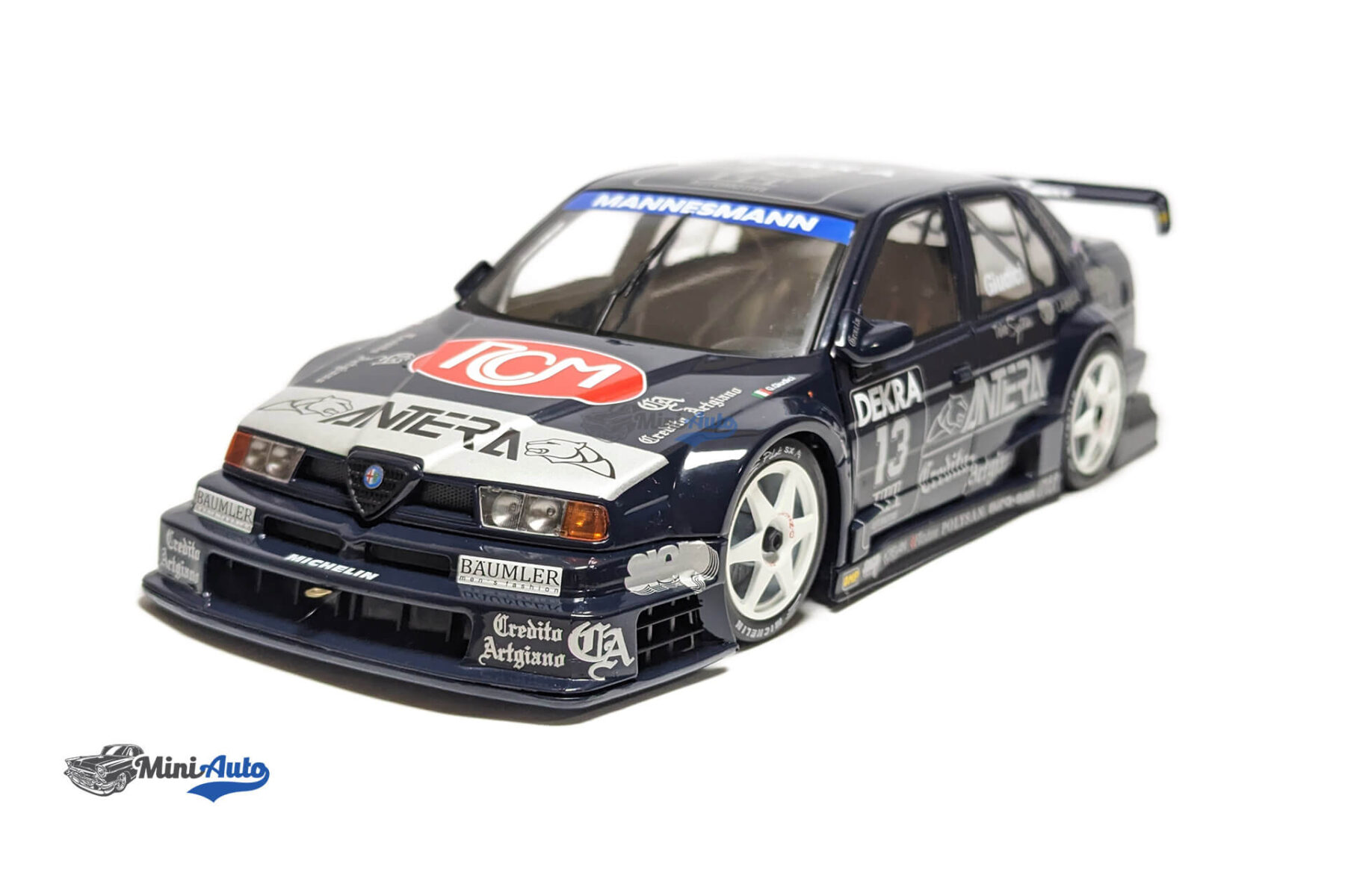 Alfa Romeo 155 V6 Ti Team Alpha Corse 2 N 13 DTM ITC Season 1995 - Black - Image 4