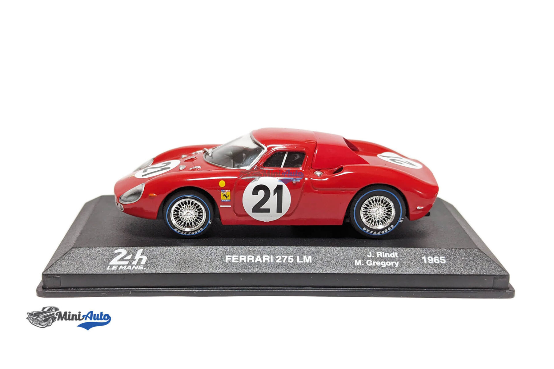 Ferrari 275 LMRHD No.21 24H Le Mans J.Rindt/M.Gregory - 1965 - Red - Image 2