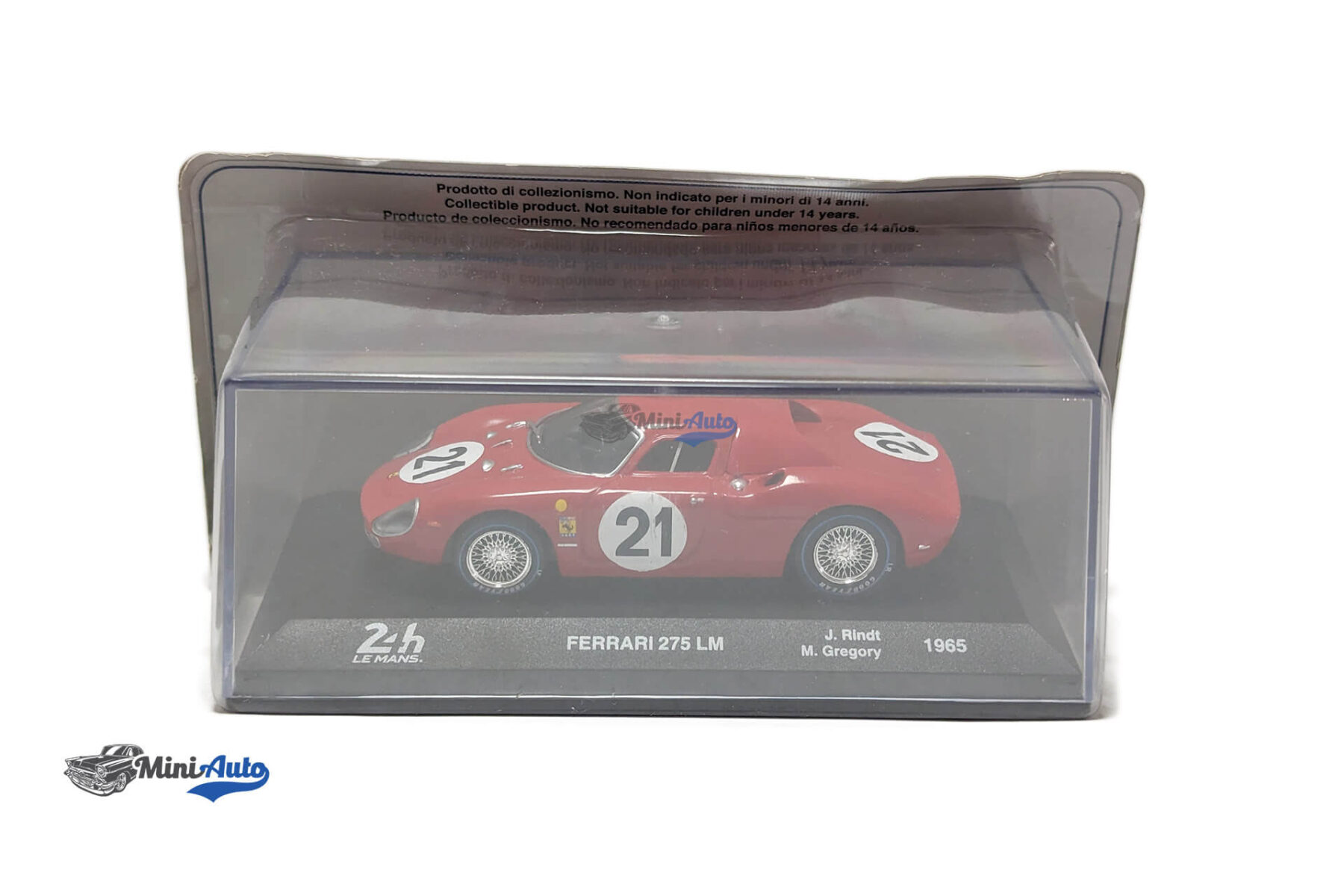 Ferrari 275 LMRHD No.21 24H Le Mans J.Rindt/M.Gregory - 1965 - Red - Image 5