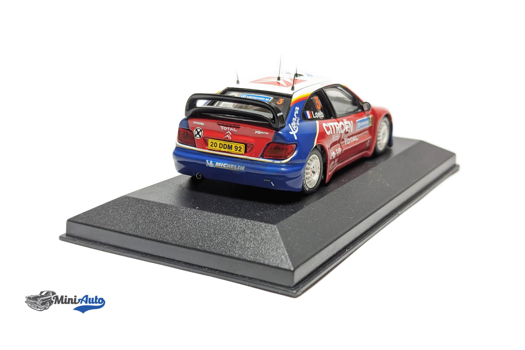 Citroen Xsara Wrc #3 Loeb/Elena Winner Sweden Rally - 2004 - Blue/Red/White - Image 4