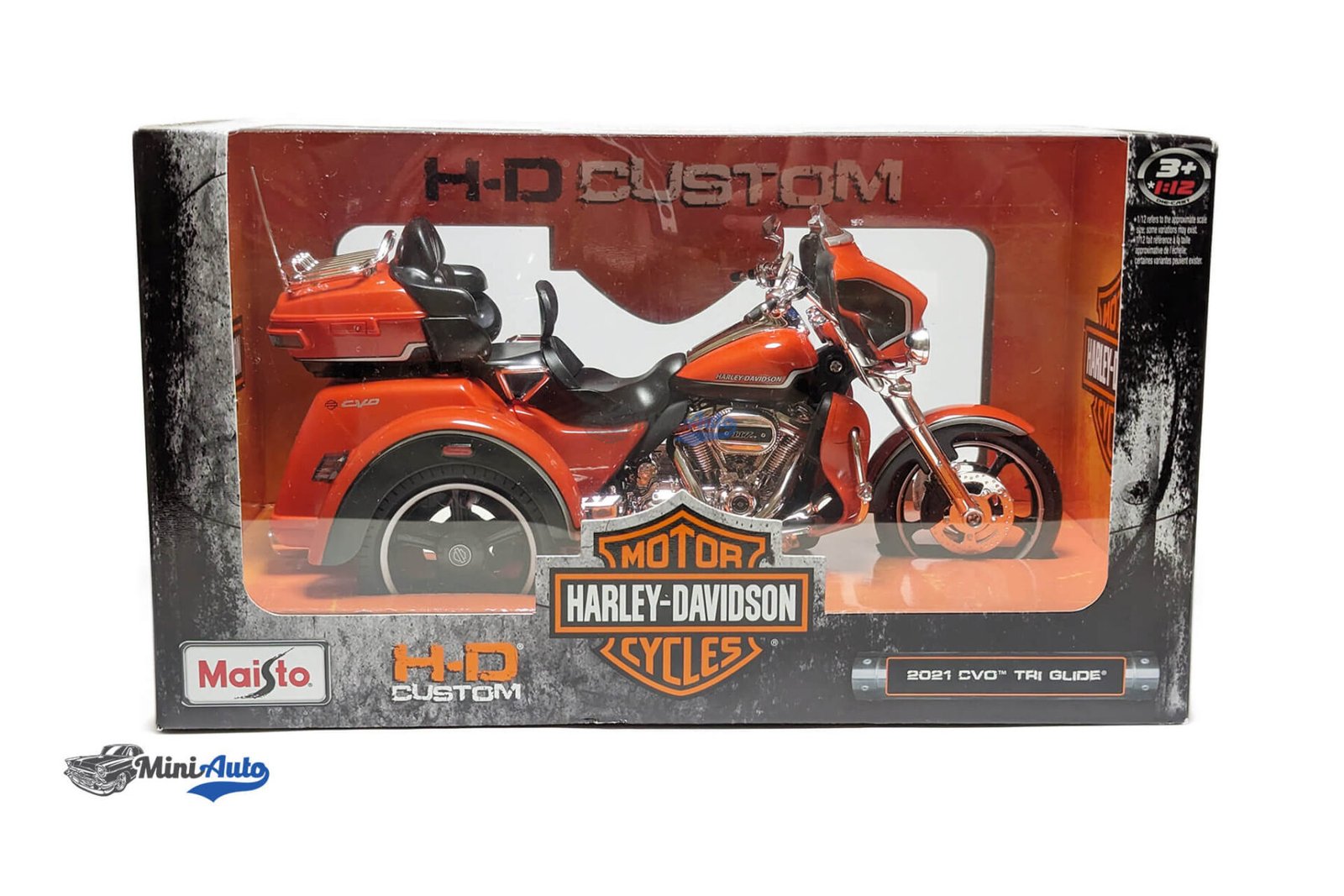 Harley Davidson CVO Tri-Glide Ultra - 2021 - Orange - 1:12 - Image 5