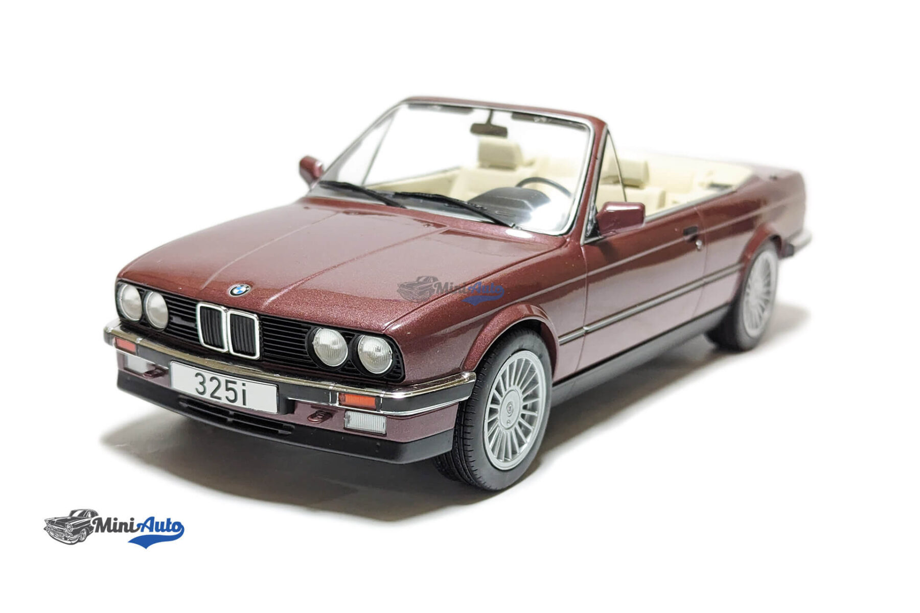 BMW 325i (E30) Convertible - 1985 - Dark Red - Image 3