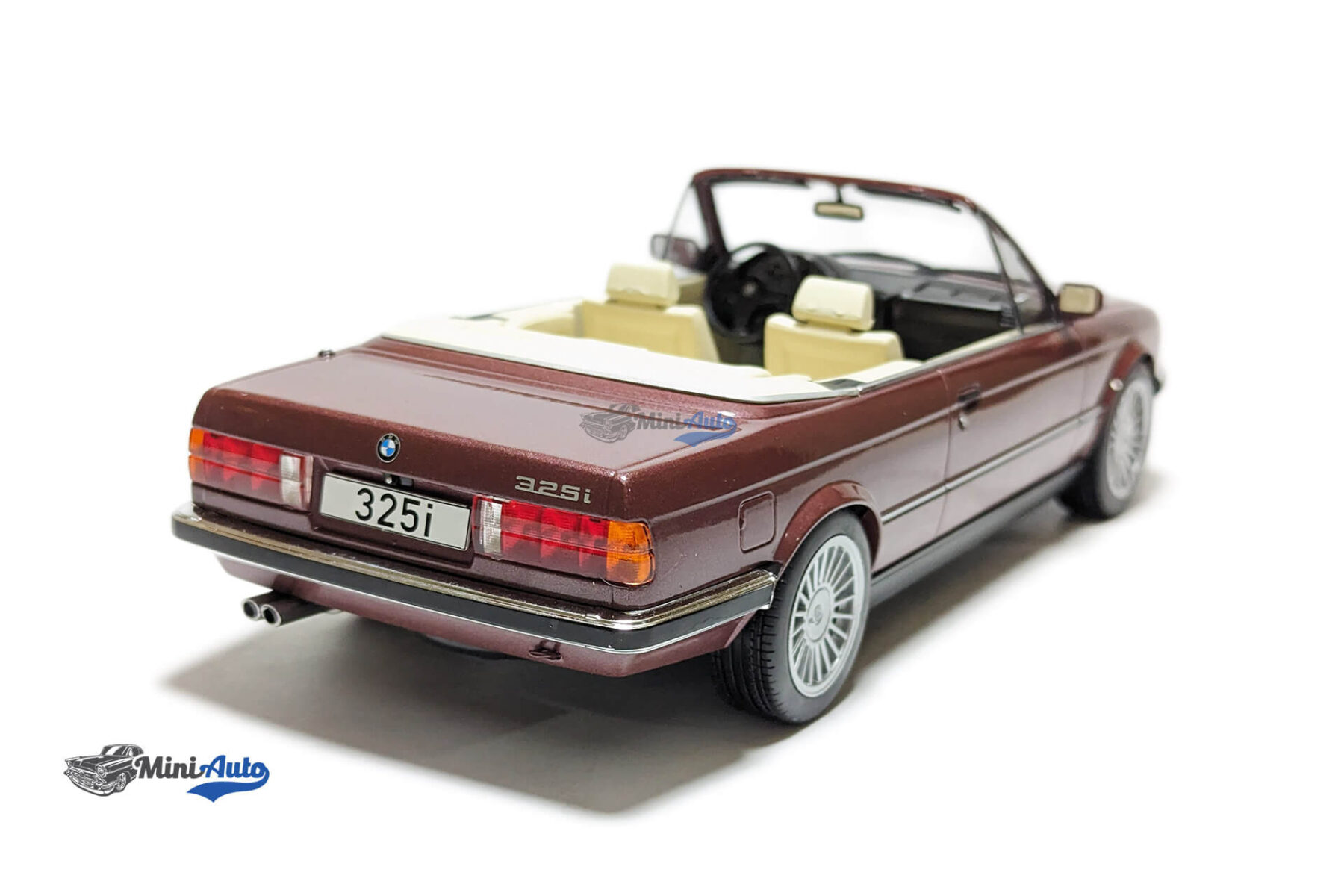 BMW 325i (E30) Convertible - 1985 - Dark Red - Image 4