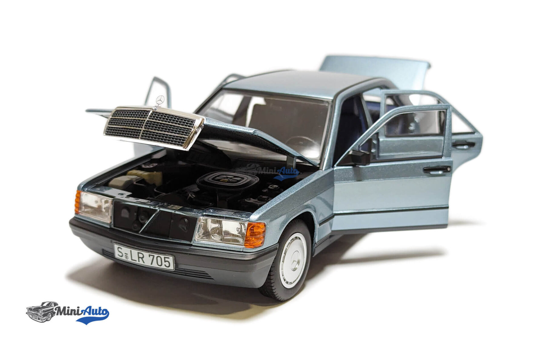 Mercedes Benz 190E (W201) - 1984 - Blue - Image 2