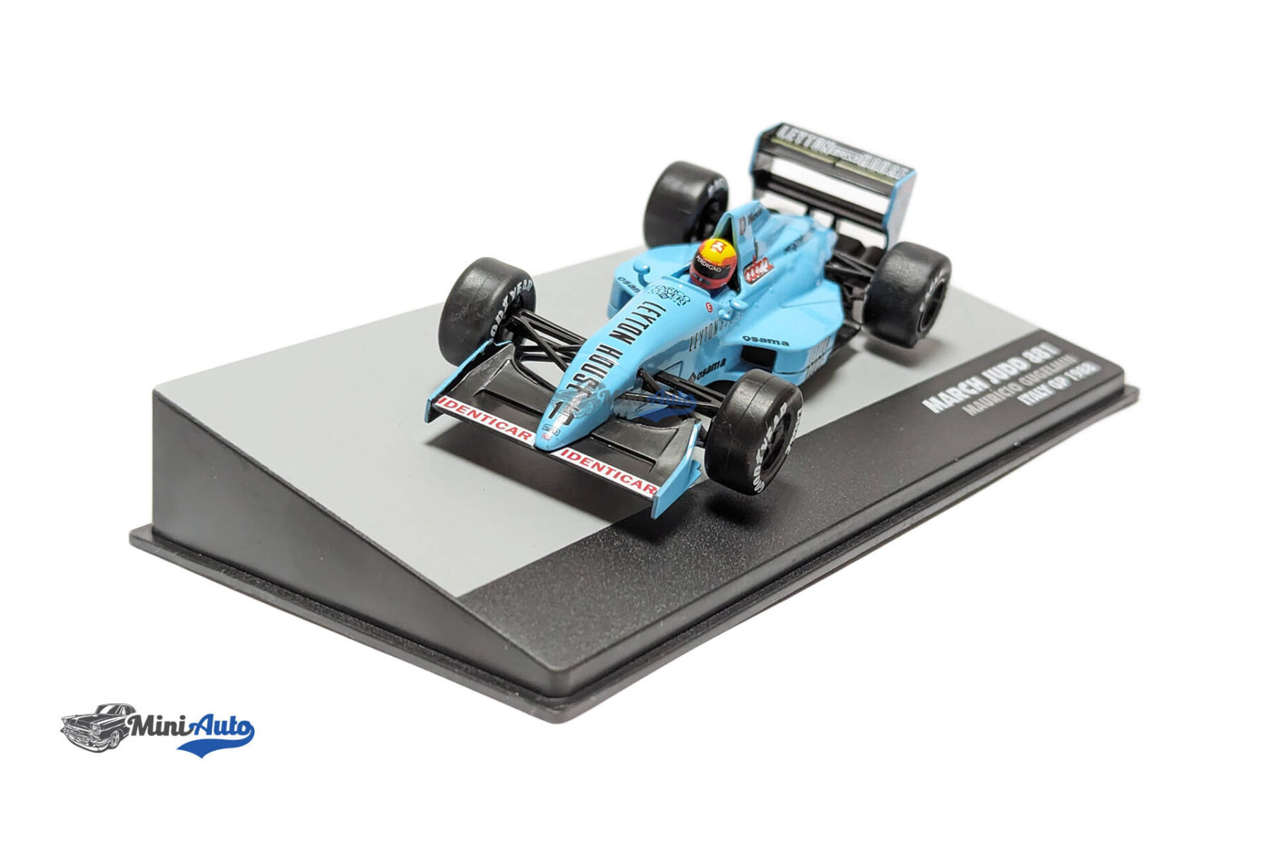 Mauricio Gugelmin March Judd 881 #15 Italy GP Formula 1 - 1988 - Blue - Image 3