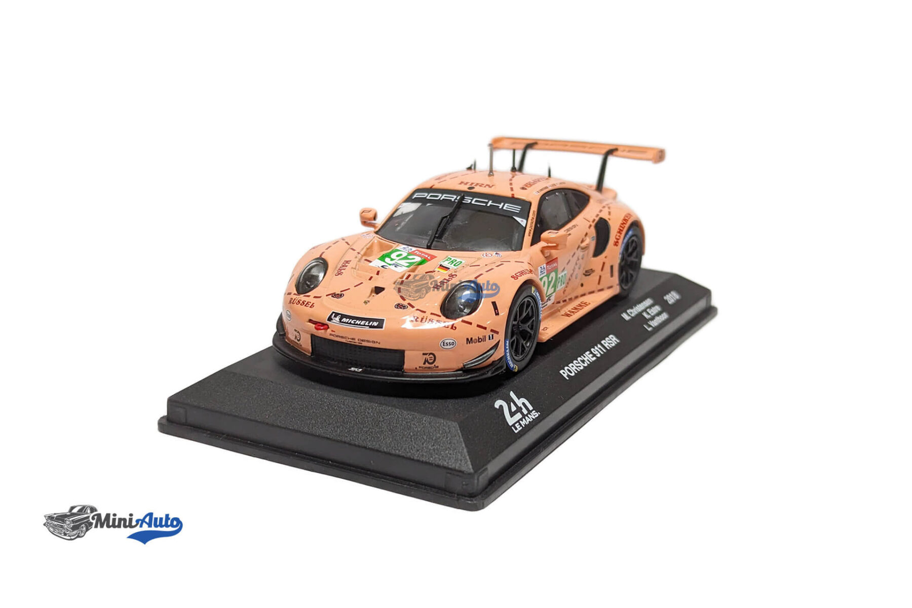 Porsche 911 991 RSR Team Porsche GT N92 Winner LMGTE - 2018 - Pink - Image 3