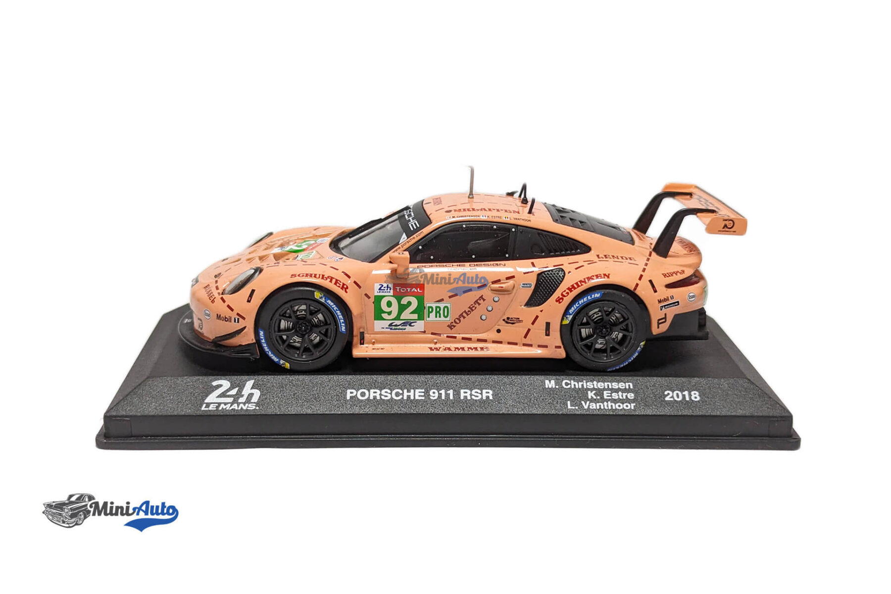 Porsche 911 991 RSR Team Porsche GT N92 Winner LMGTE - 2018 - Pink - Image 2