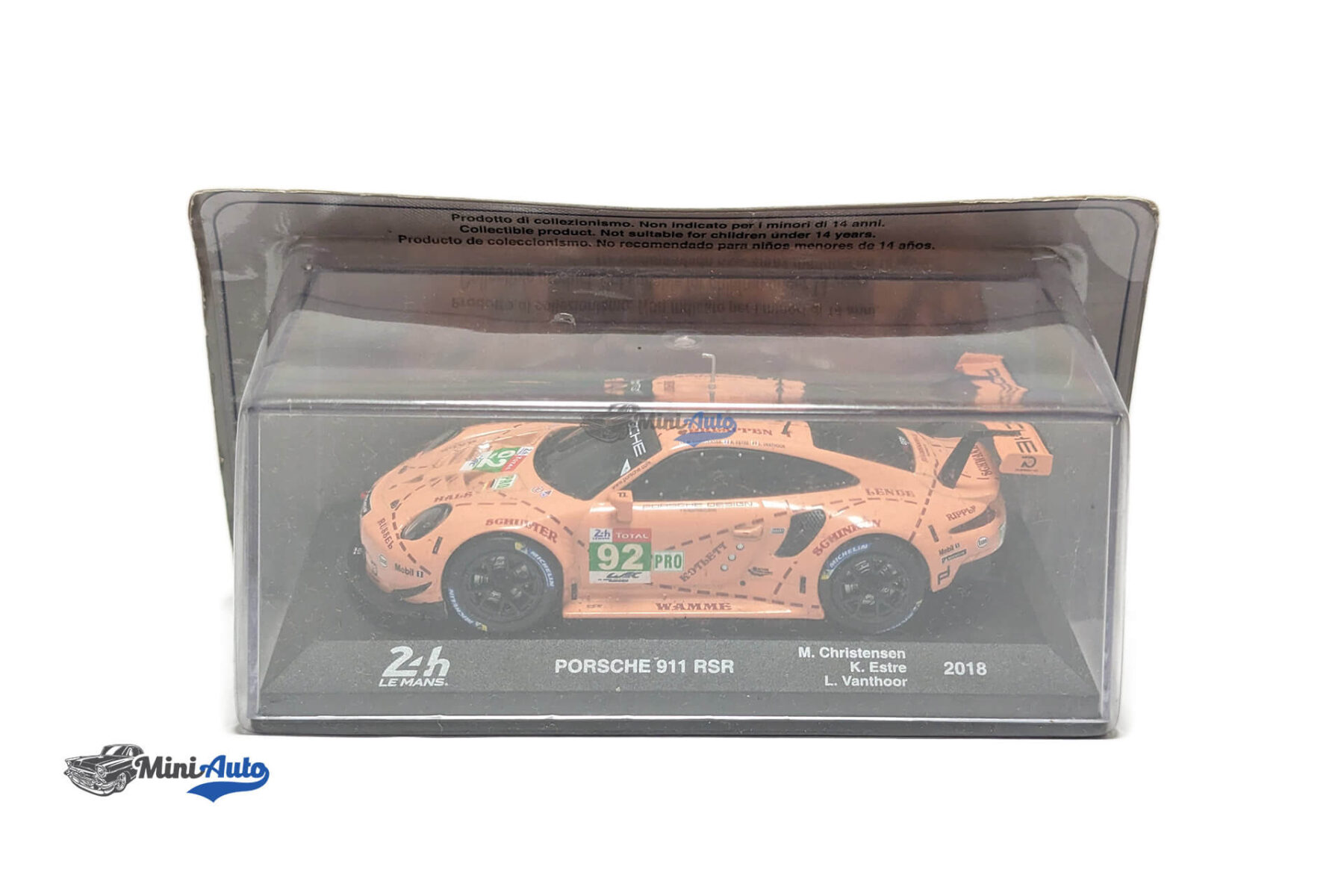 Porsche 911 991 RSR Team Porsche GT N92 Winner LMGTE - 2018 - Pink - Image 5