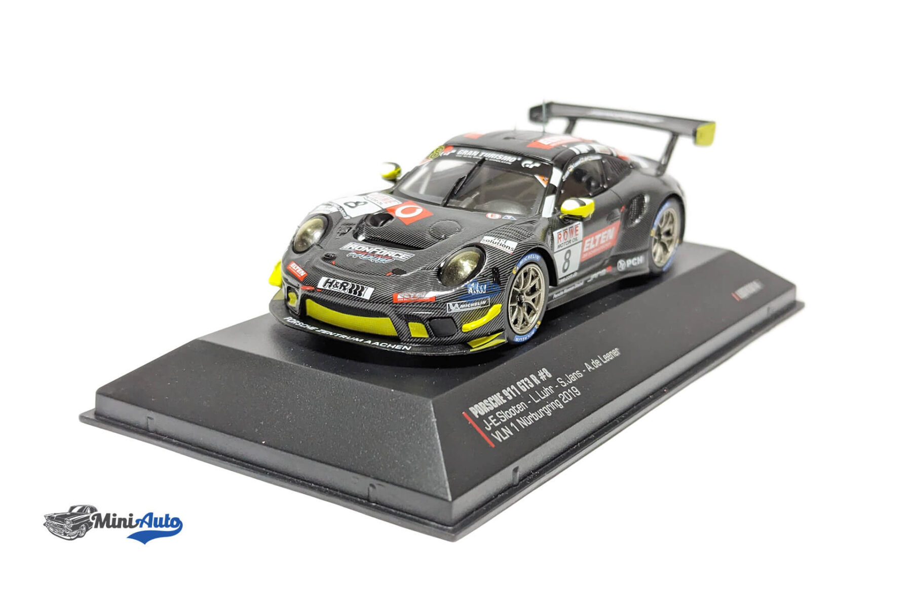 Porsche 911 GT3 R #8 VLN 1 Nurburgring Iron - 2019 - Carbon/Black - Image 3