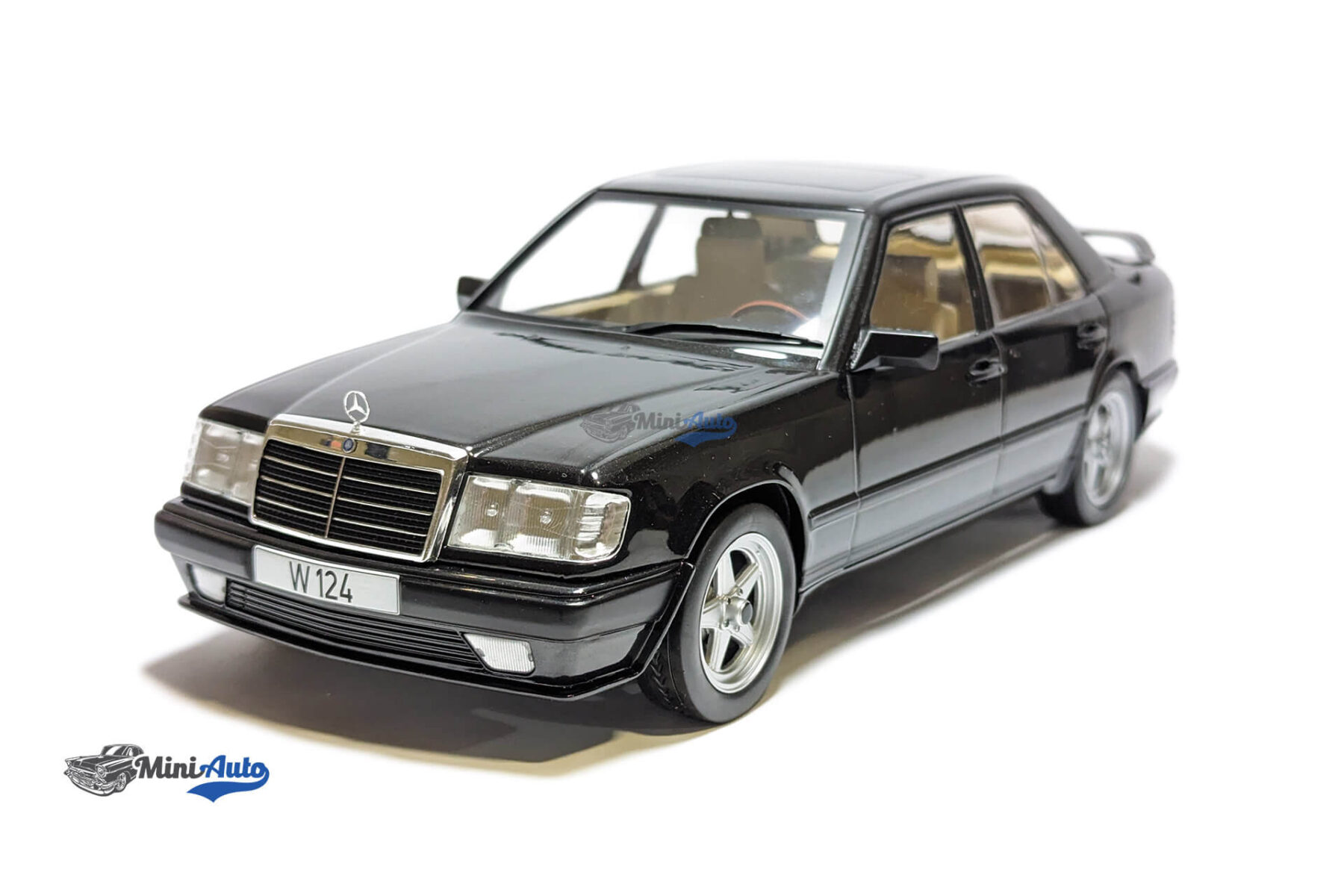 Mercedes W124 Tuning - 1990 - Black - Image 3
