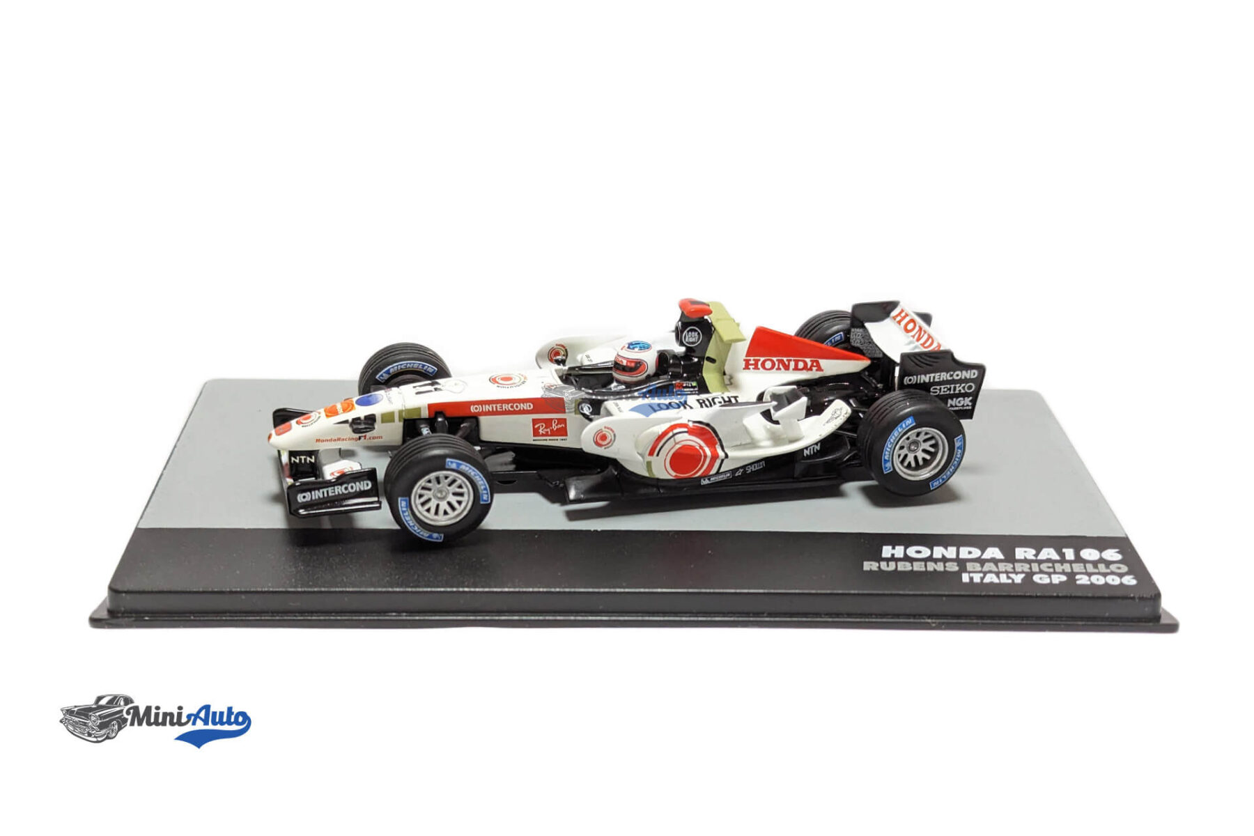 Honda RA106 #11 Rubens Barrichello Italy GP Formula 1 - 2016 - White - Image 2