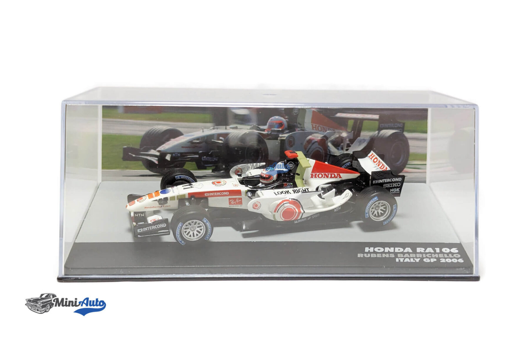 Honda RA106 #11 Rubens Barrichello Italy GP Formula 1 - 2016 - White - Image 5