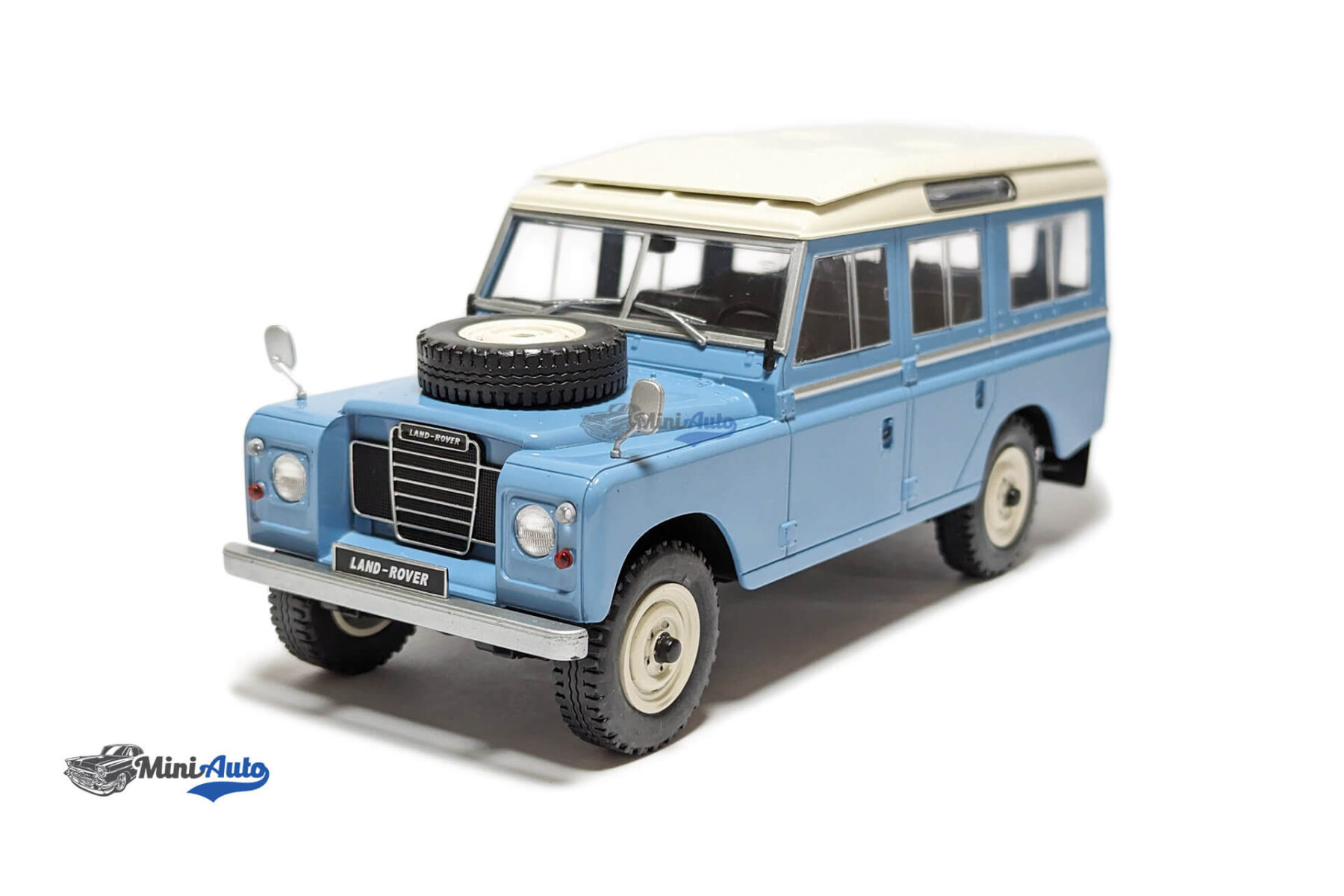 Land Rover III 109 - 1958 - Blue/White - Image 3