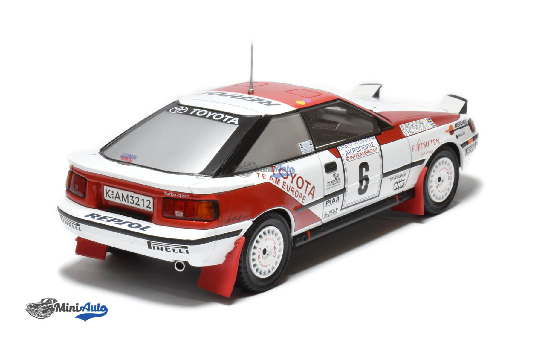 Toyota Celica GT-Four N.6 - 1990 - White/Red - Image 3