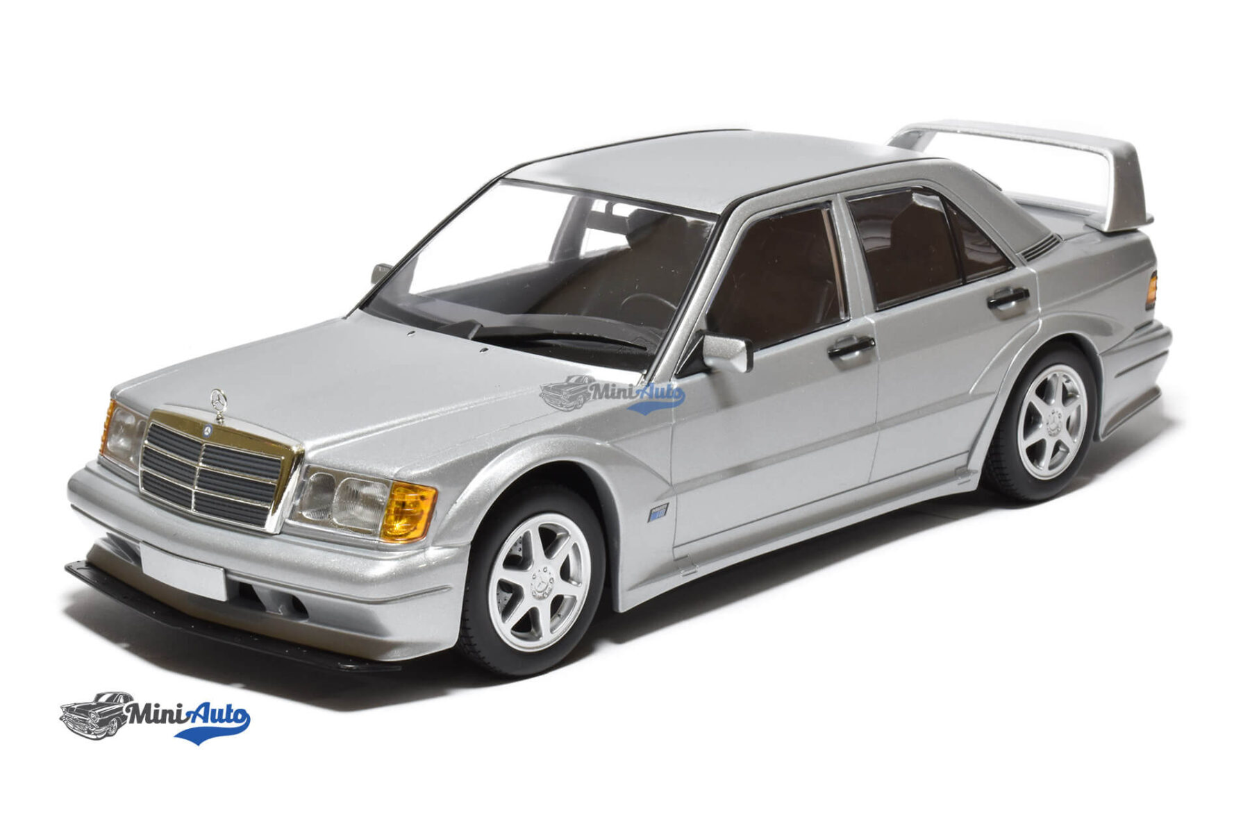 MIN155036101---Mercedes-190E-2.5-EVO2---1990---Silver_1 Mercedes 190E 2.5 EVO2 - 1990 - Silver - Image 1