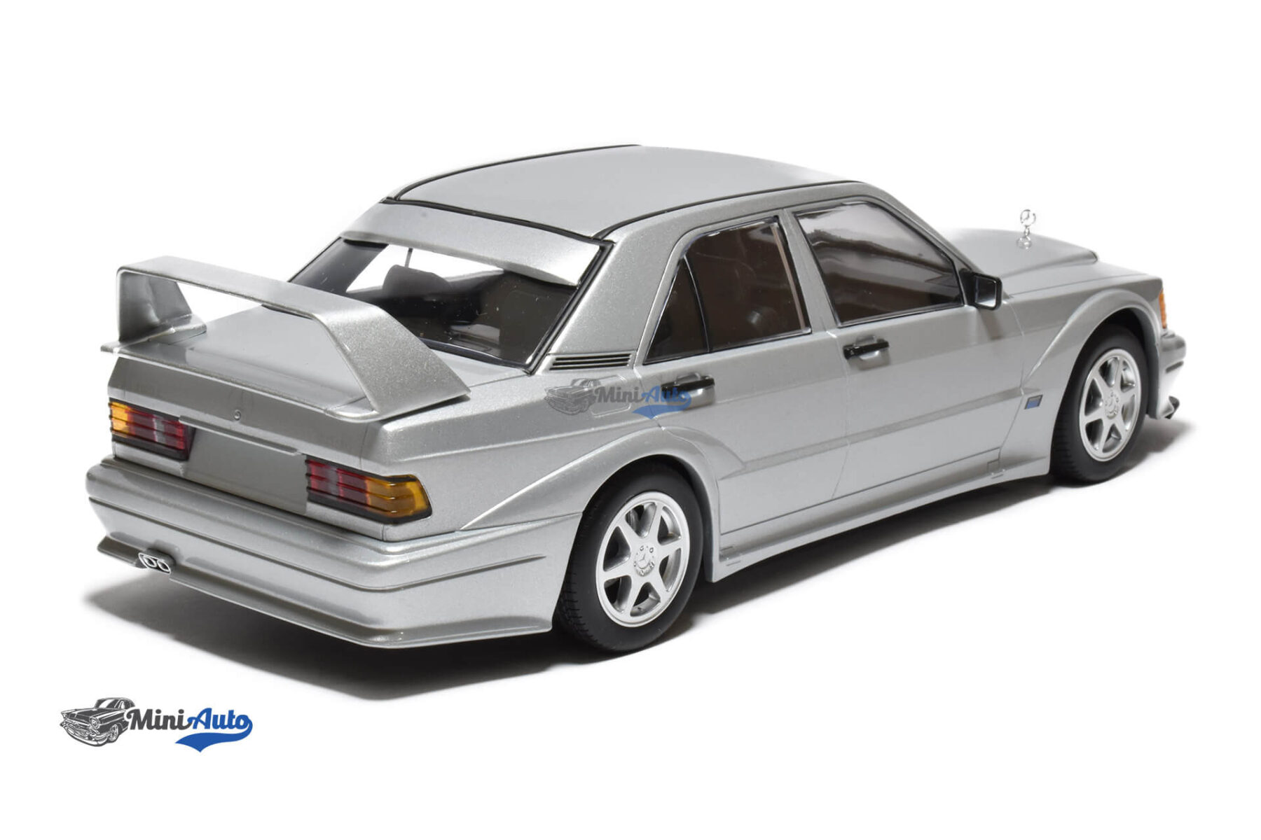 MIN155036101---Mercedes-190E-2.5-EVO2---1990---Silver_2 Mercedes 190E 2.5 EVO2 - 1990 - Silver - Image 3