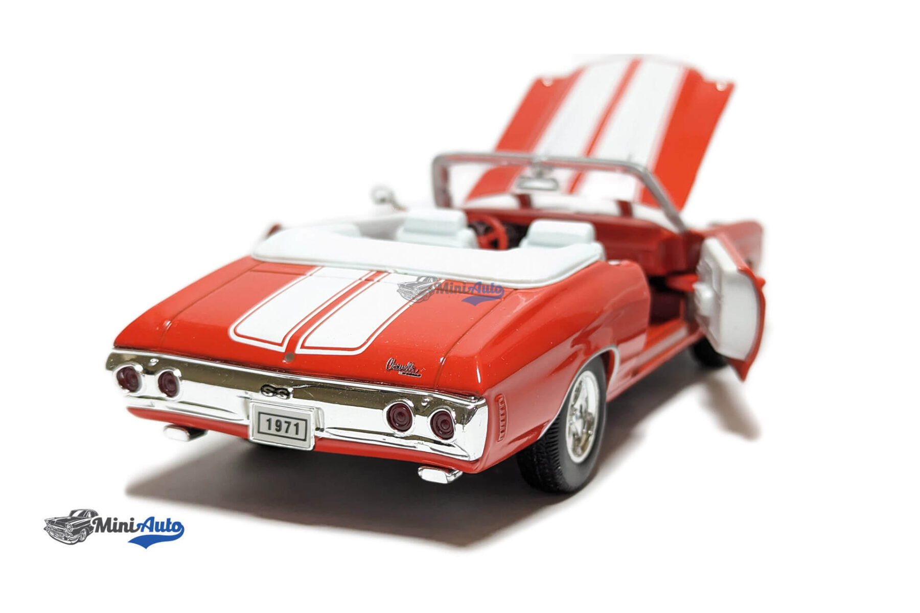 Chevrolet Chevelle SS 454 Convertible - 1971 - Red - Image 3