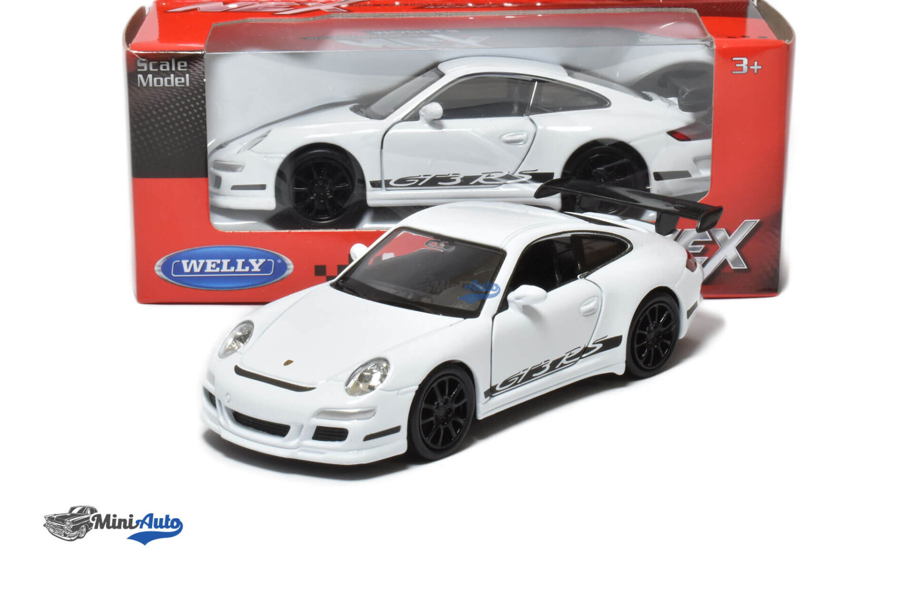 WELLY42397WW---Porsche-911-(997)-GT3-RS---2015---White-Black_6 Porsche 911 (997) GT3 RS - 2015 - White/Black - Image 7