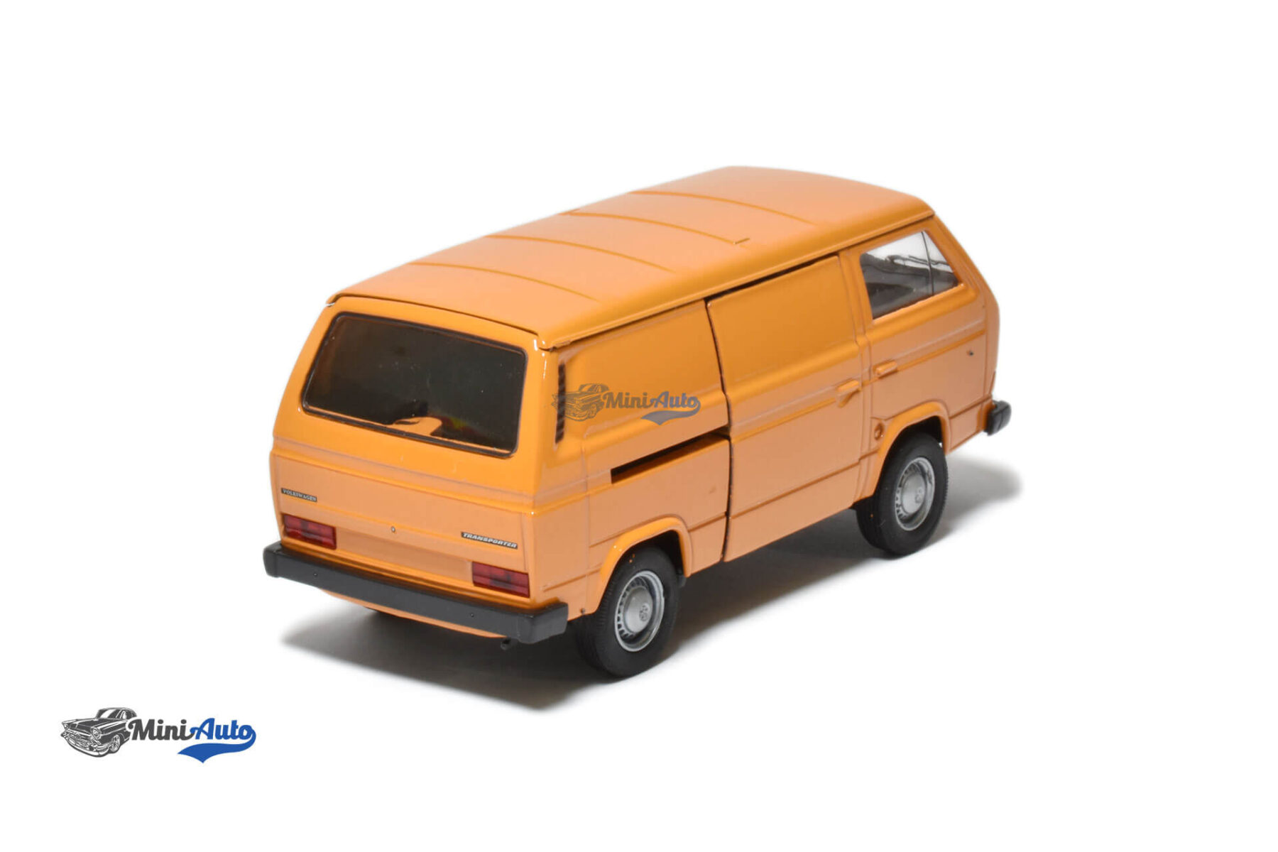 WELLY43687FO---Volkwagen-T3-Van---1980---Orange_2 Volkswagen T3 Van - 1980 - Orange - Image 3