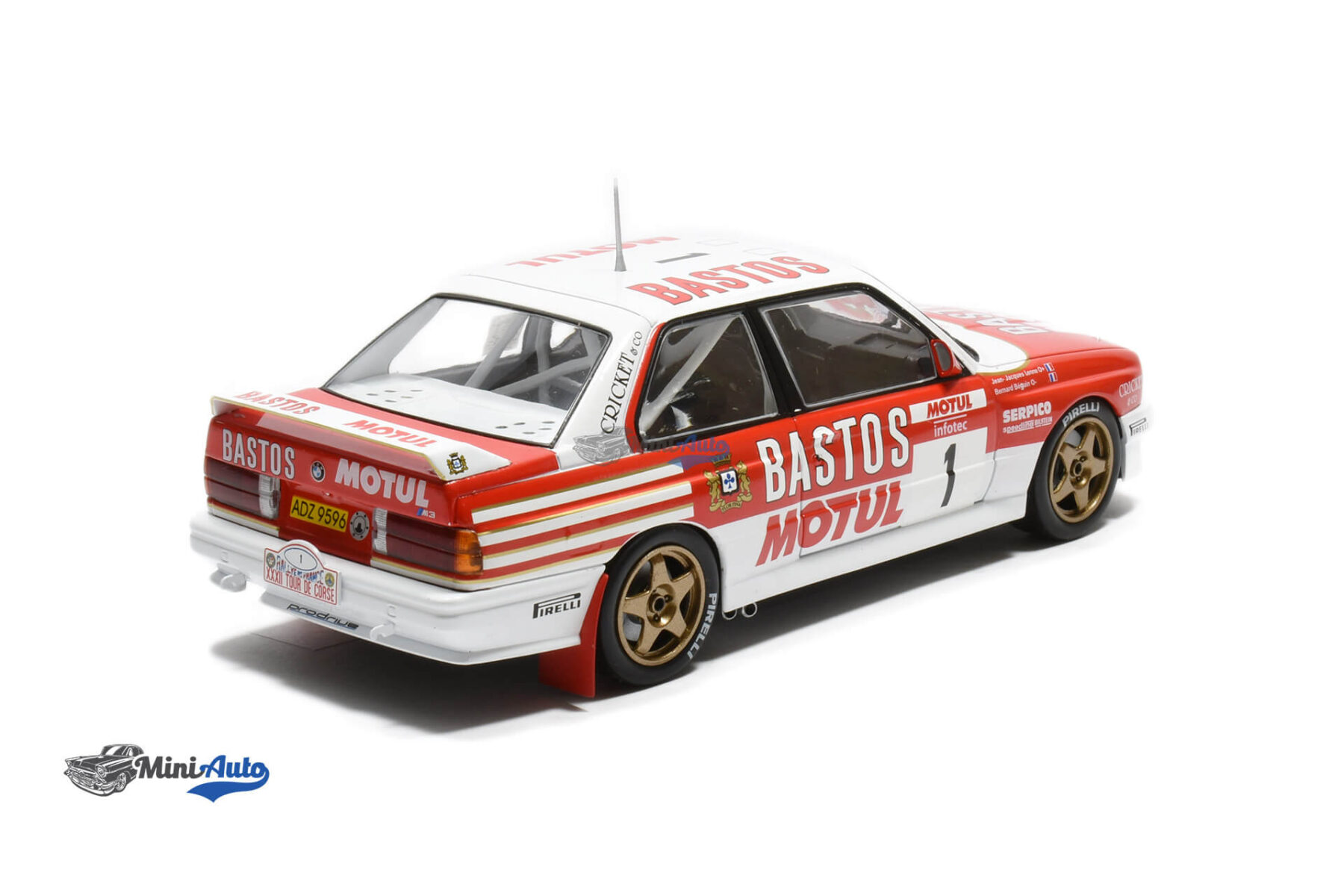 BMW M3 (E30) N1 Bastos B.Beguin/J.Lenne - 1988 - White/Red - Image 2