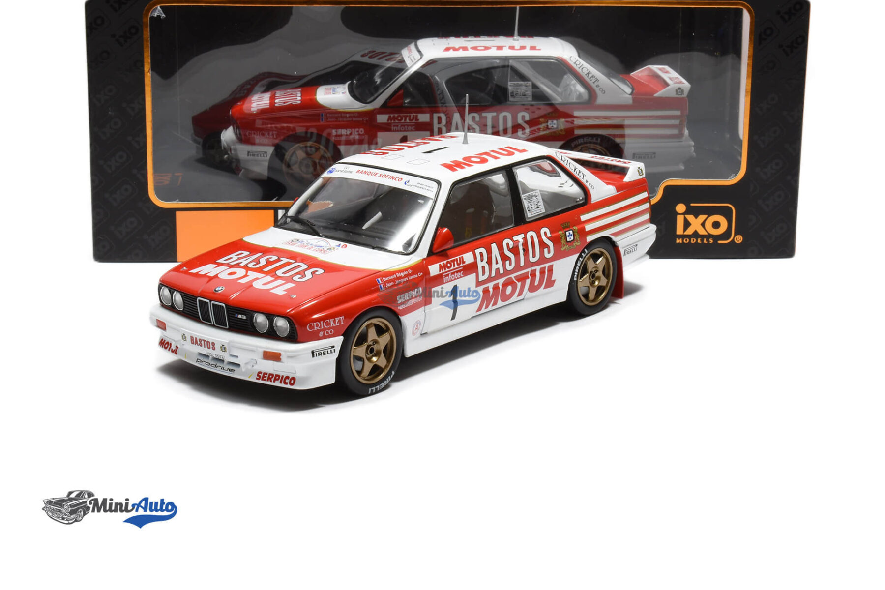 BMW M3 (E30) N1 Bastos B.Beguin/J.Lenne - 1988 - White/Red - Image 4