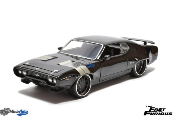 Doms Plymouth GTX F&F8 - 1970 - Black