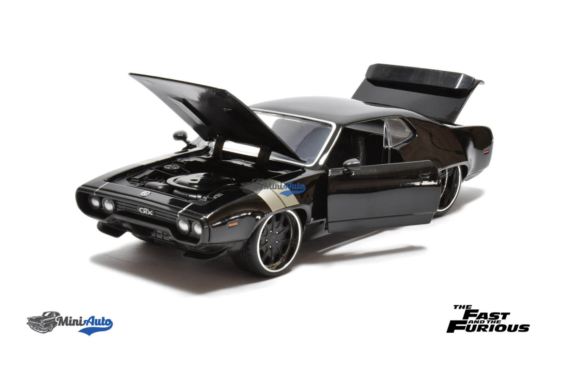 Doms Plymouth GTX F&F8 - 1970 - Black - Image 2