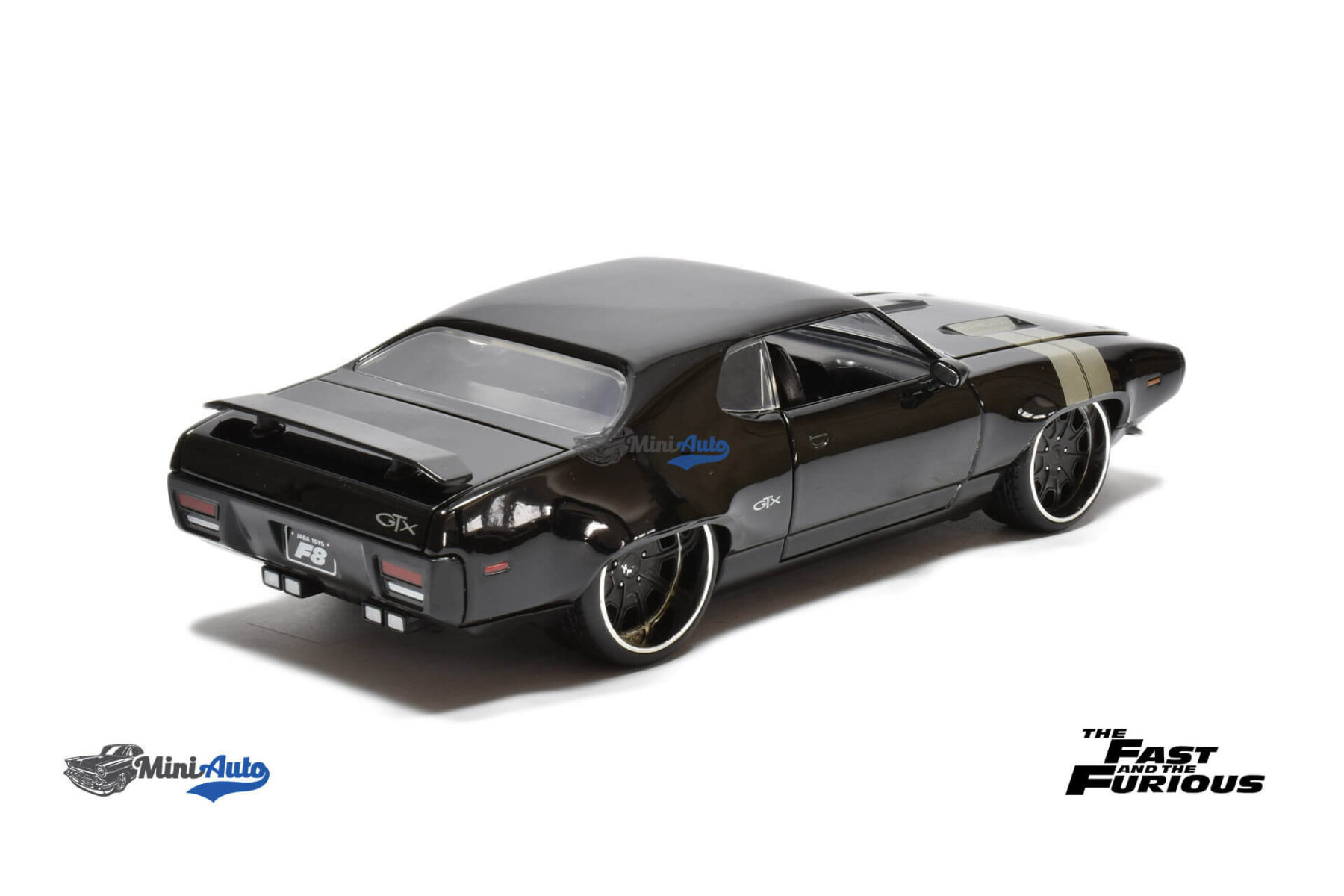 Doms Plymouth GTX F&F8 - 1970 - Black - Image 3