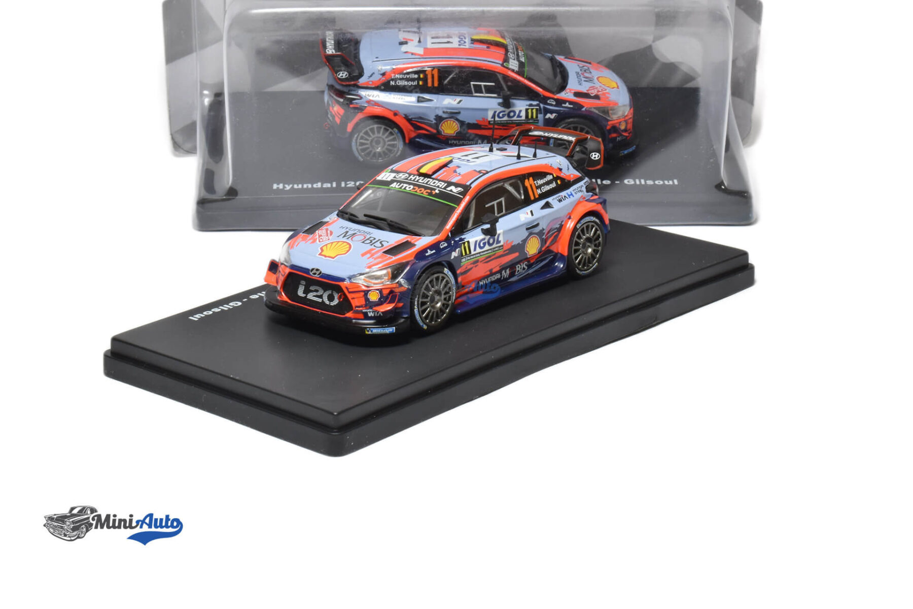 Hyundai i20 Coupe #11 Thierry Neuville - 2019 - Light Blue - Image 5