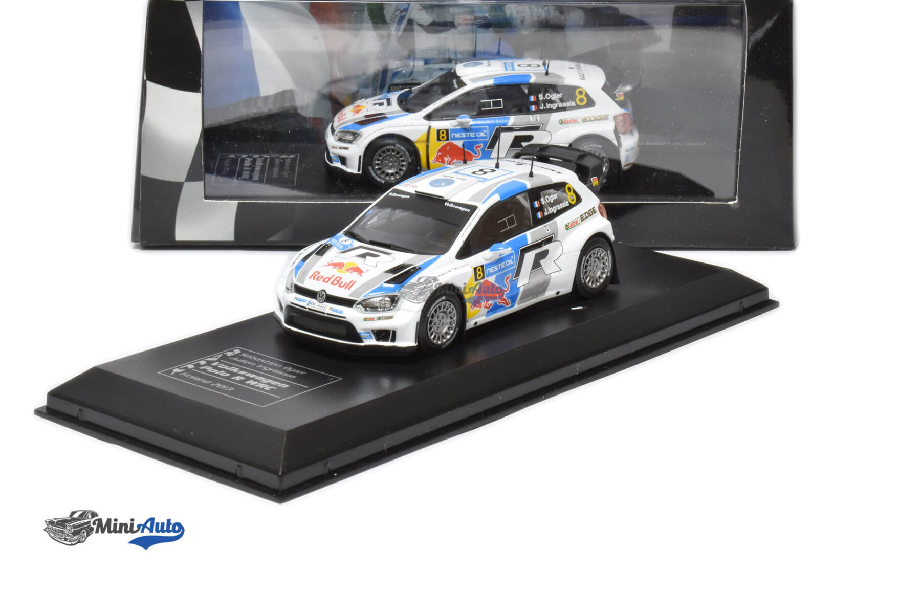 Volkswagen Polo R WRC #8 Ogier Rally Finland - 2013 - White - Image 5