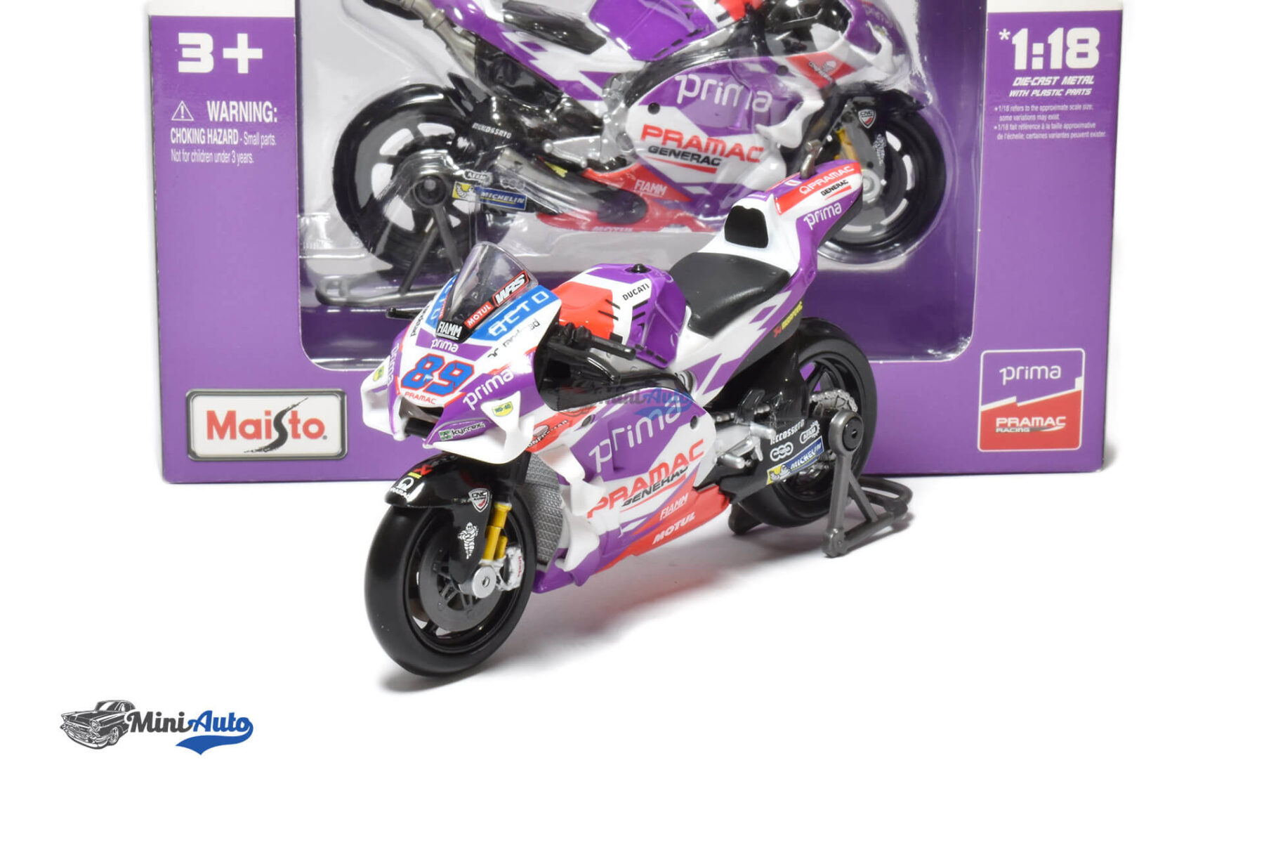 Ducati Desmosedici GP22 No89 J.Martin - 2022 - Purple - Image 5