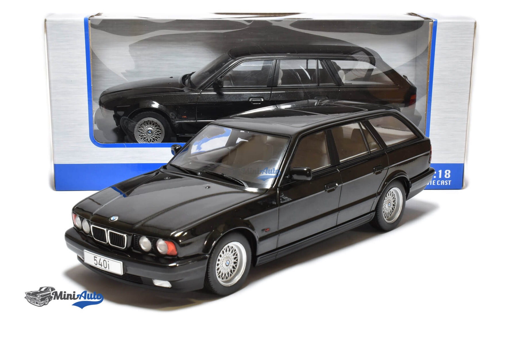 BMW 5 E34 Touring - 1989 - Black - Image 4