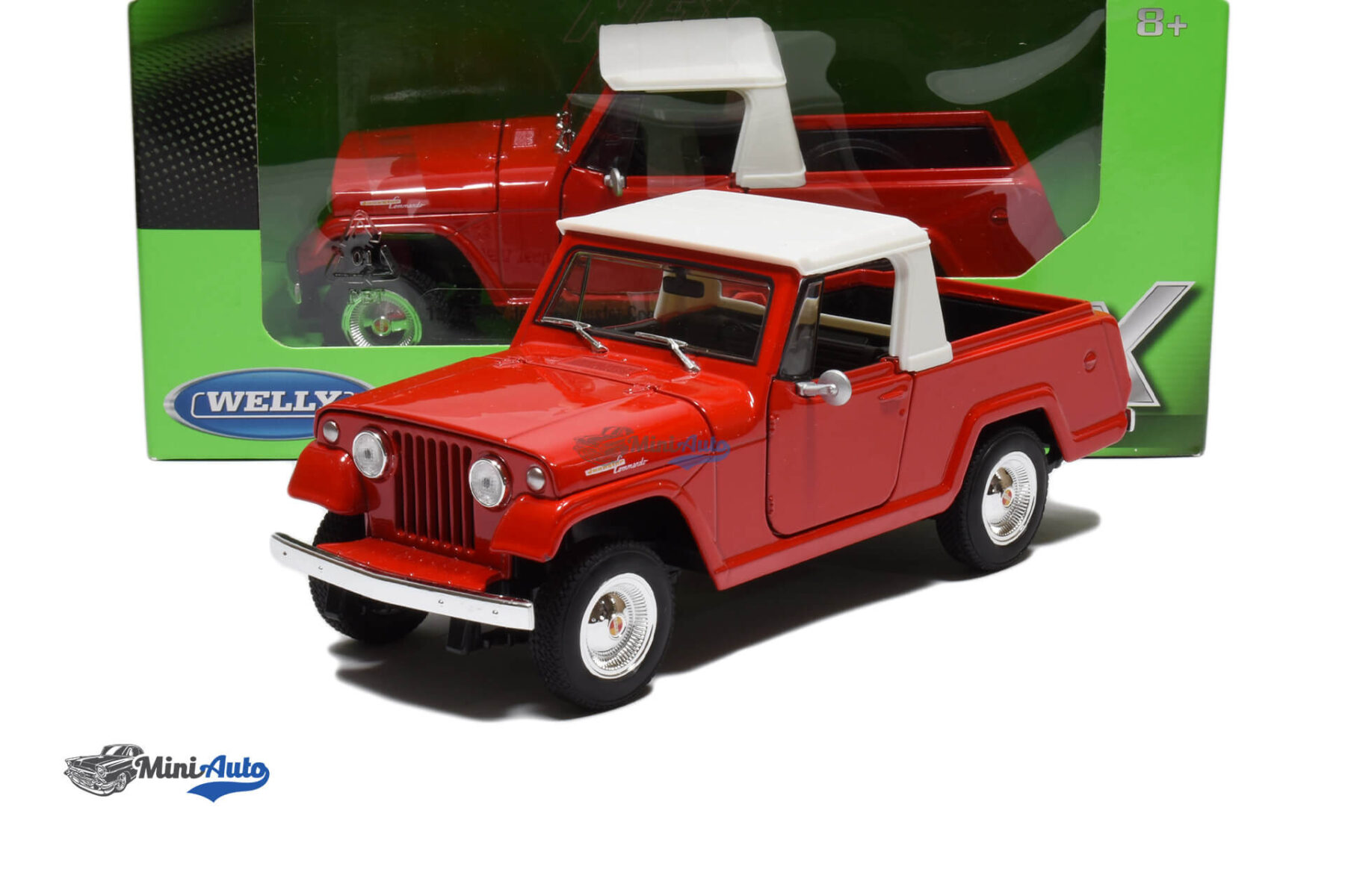 WEL24117RED---Jeep-Jeepster-Commando-Pick-Up---1967---Red_6 Jeep Jeepster Commando Pick Up - 1967 - Red - Image 6