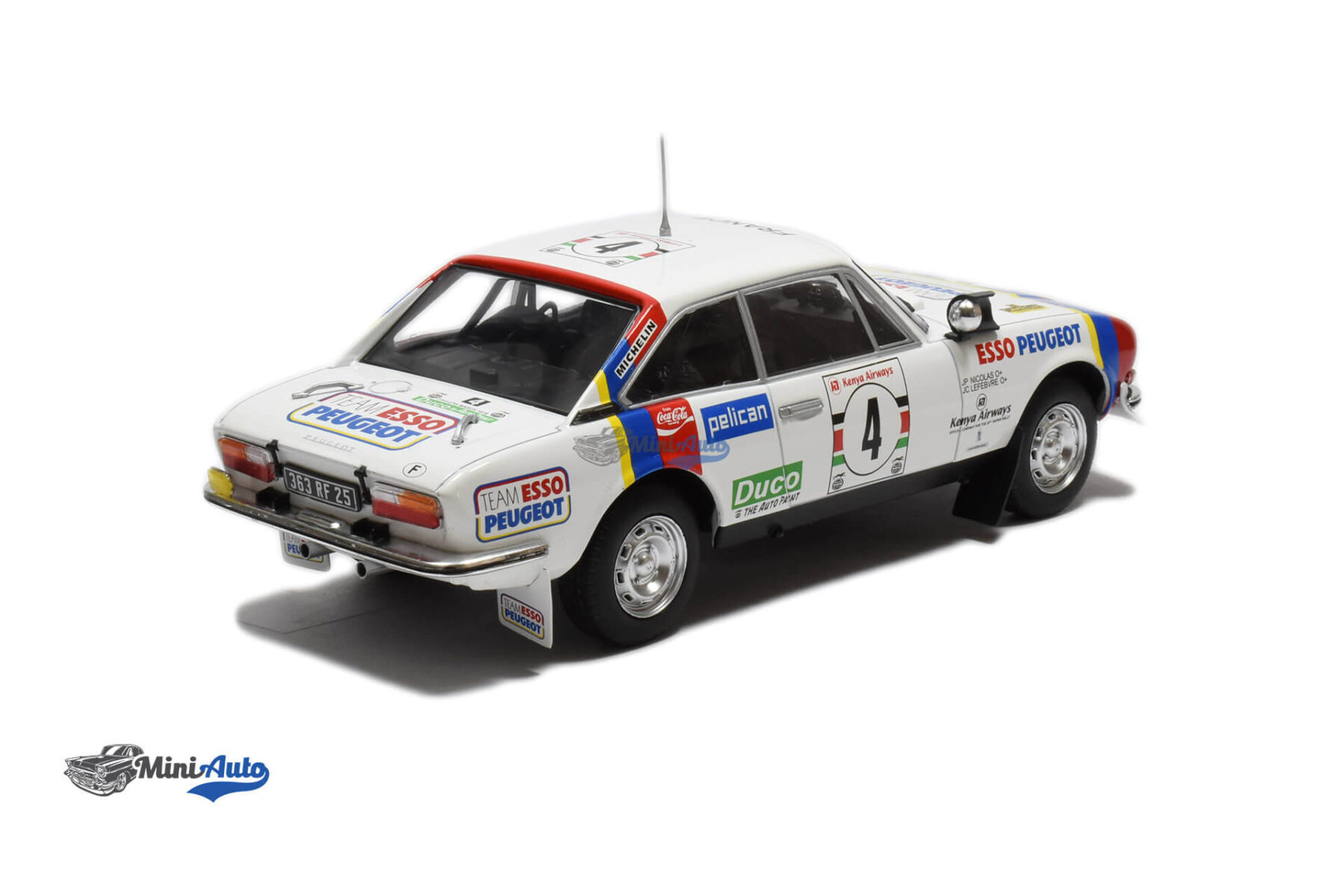 Peugeot 504 Team ESSO N4 Nicolas - 1978 - White - Image 2