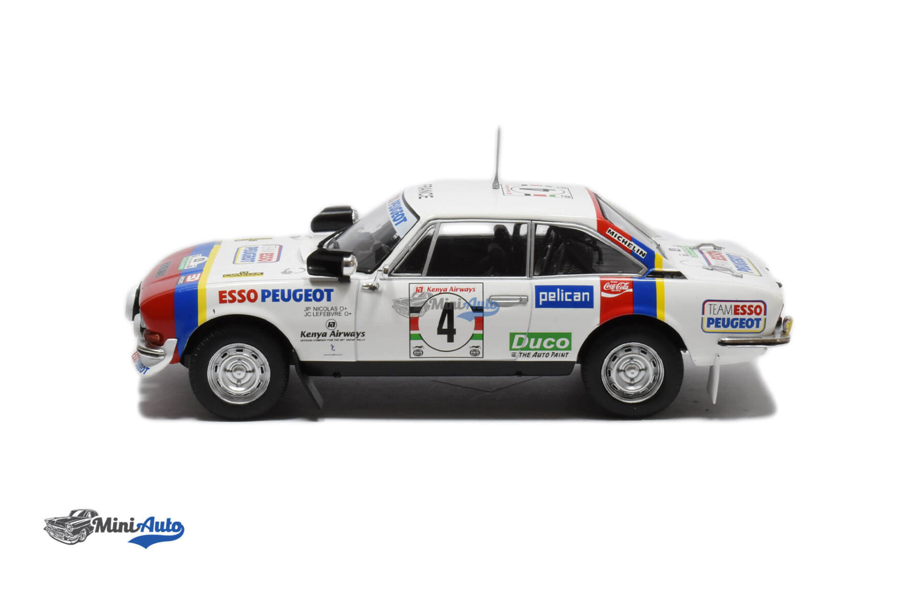 Peugeot 504 Team ESSO N4 Nicolas - 1978 - White - Image 3