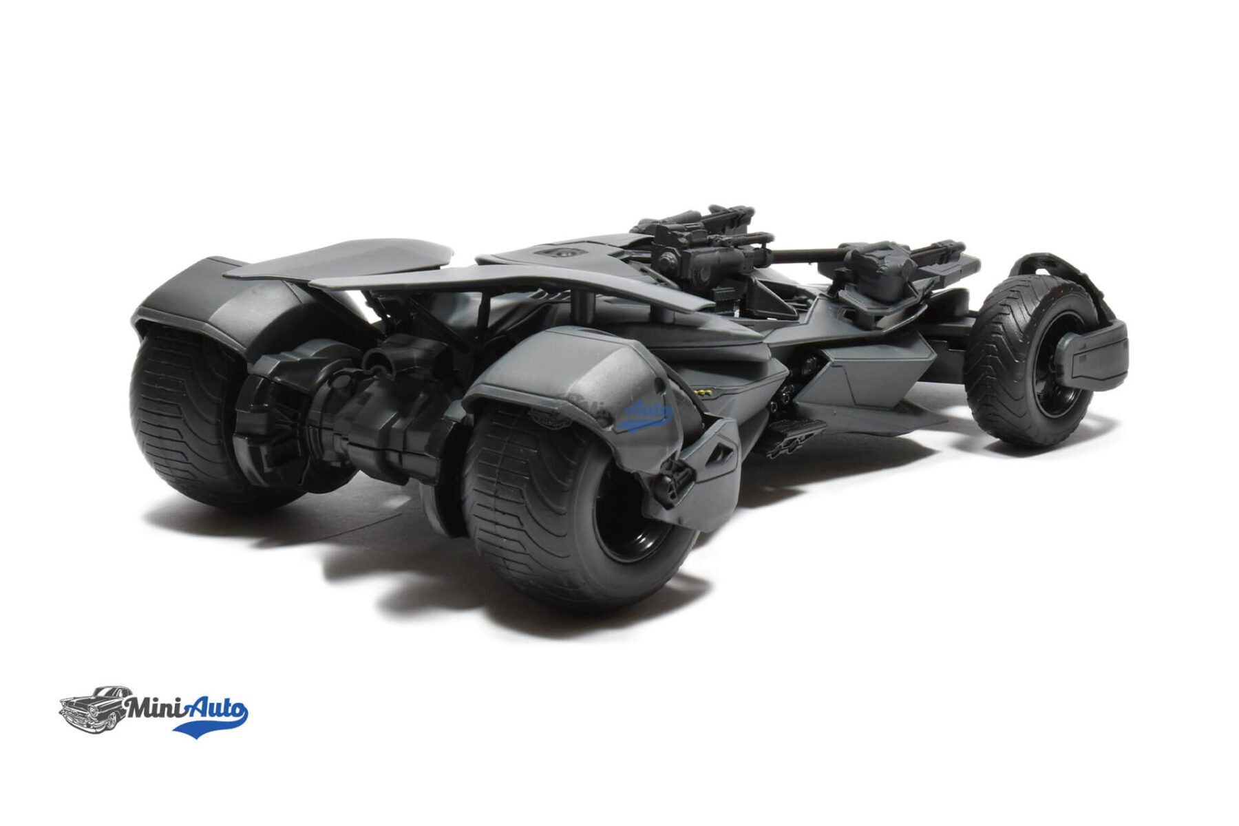 Justice League Batmobile With Figure - 2017 - Matt Grey - Image 4