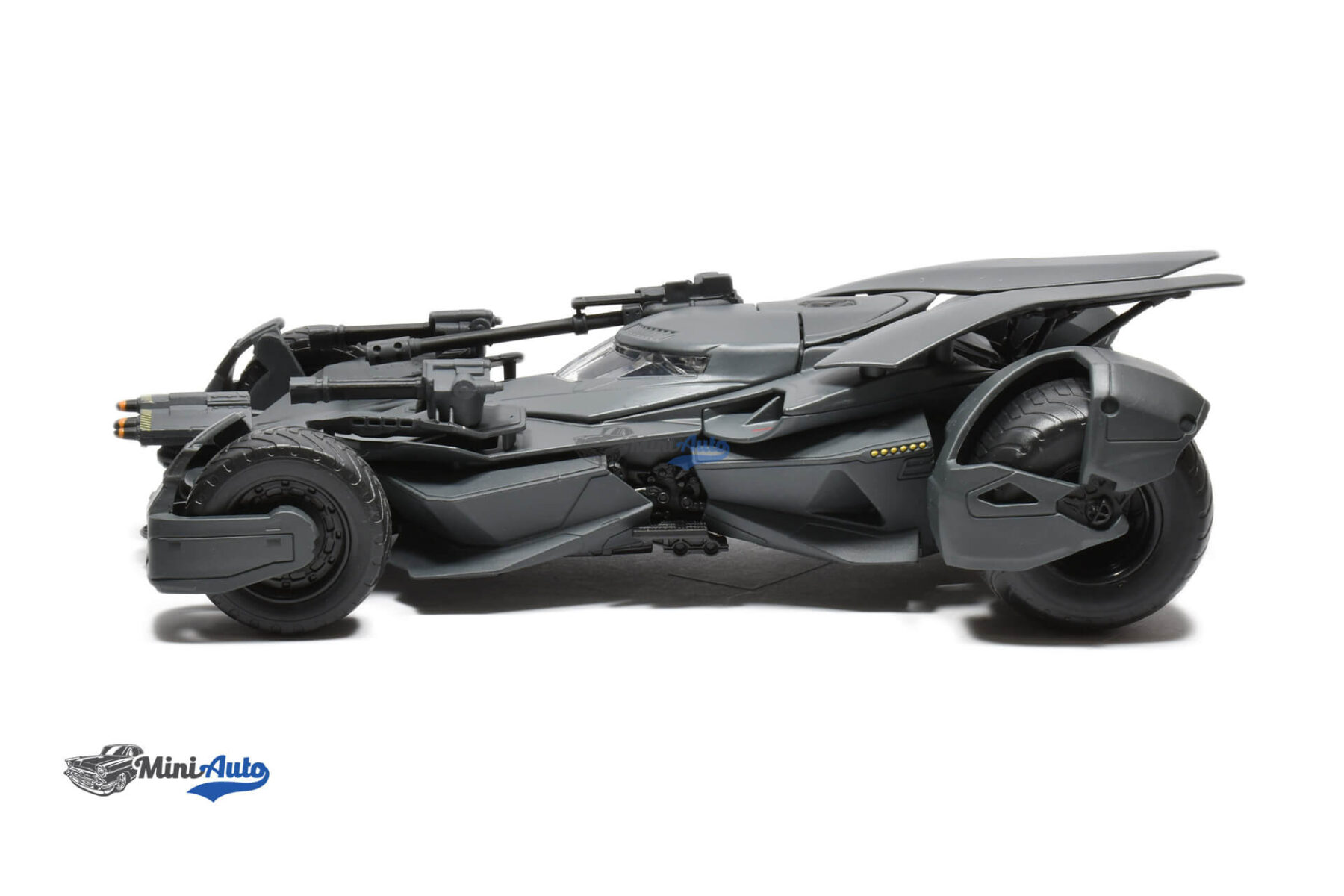 Justice League Batmobile With Figure - 2017 - Matt Grey - Image 5