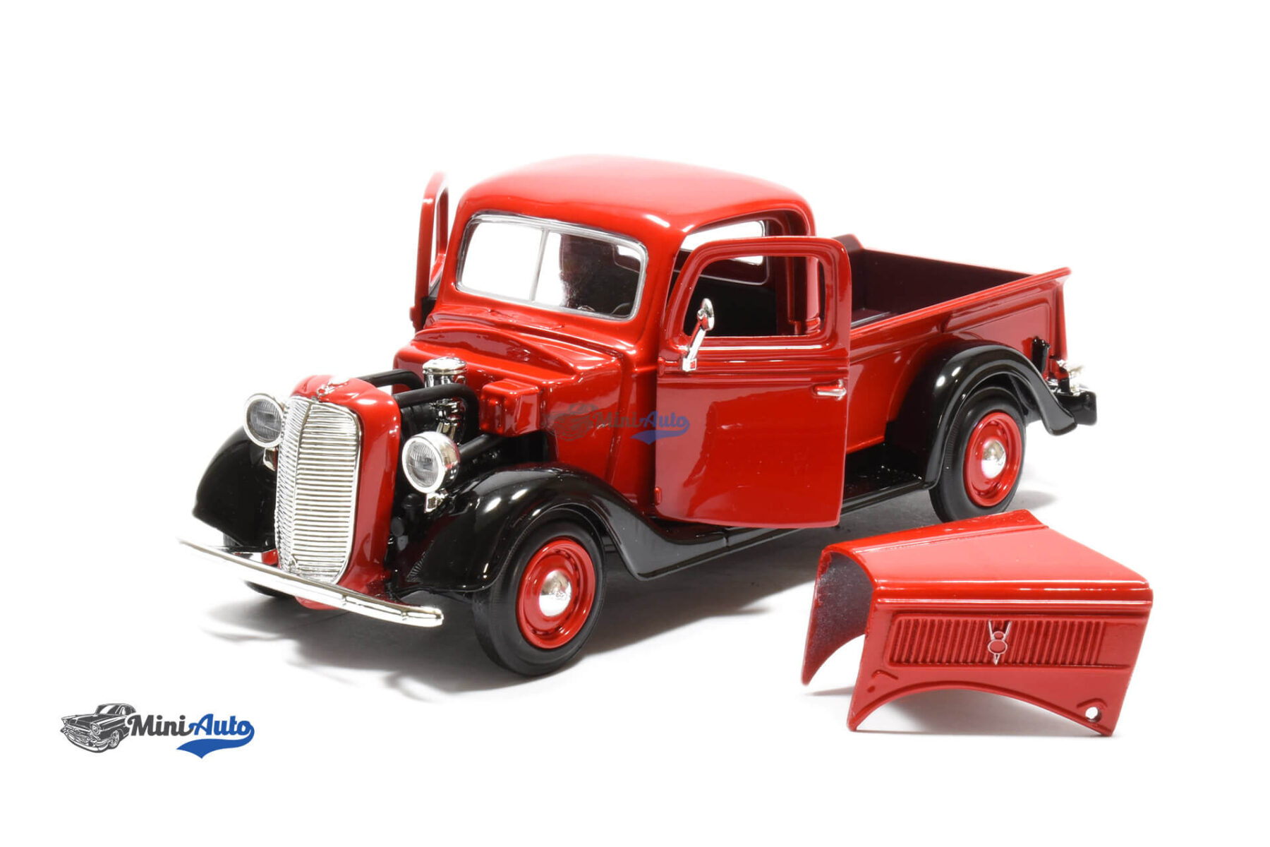 Ford Pick Up - 1937 - Red - Image 2