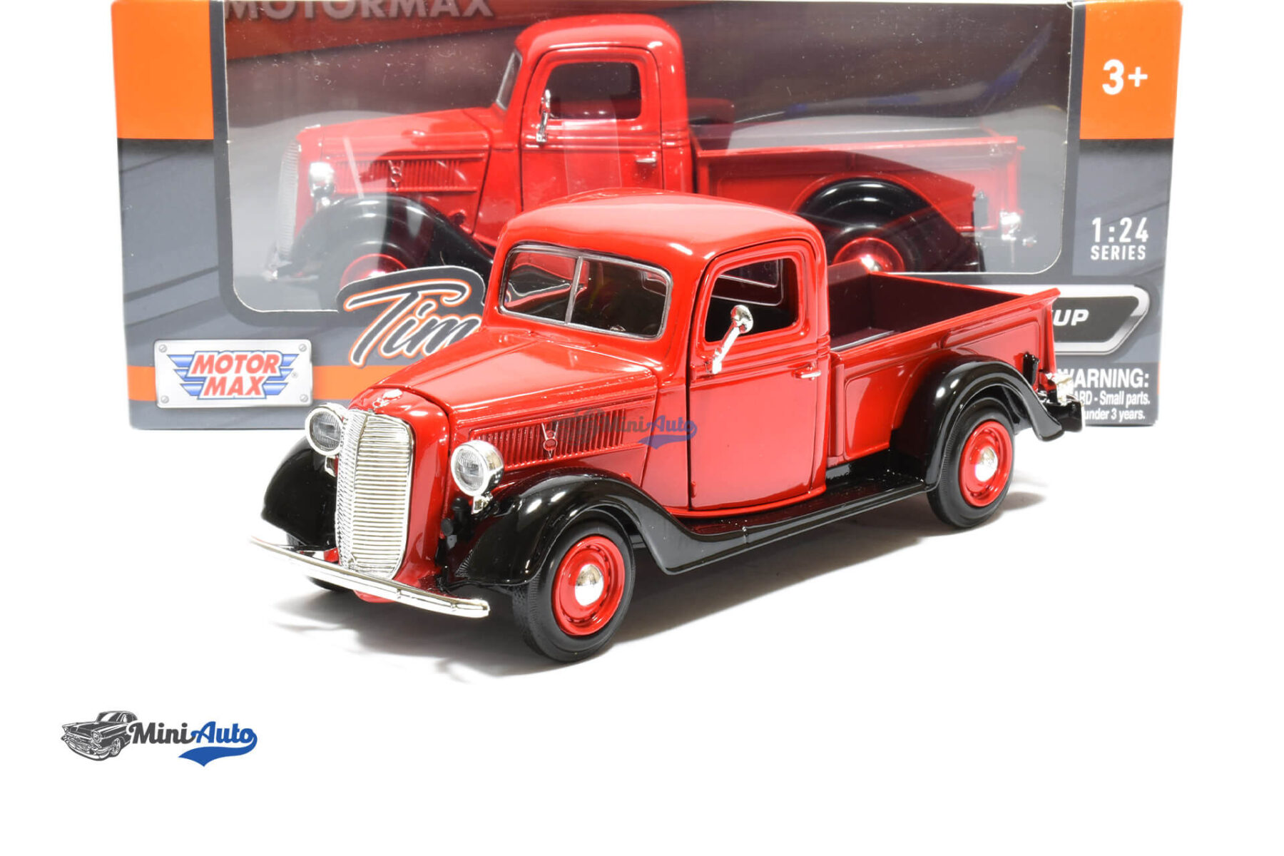 Ford Pick Up - 1937 - Red - Image 6