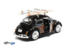 Volkswagen Beetle With Surfboards - 1966 - Black - Image 4