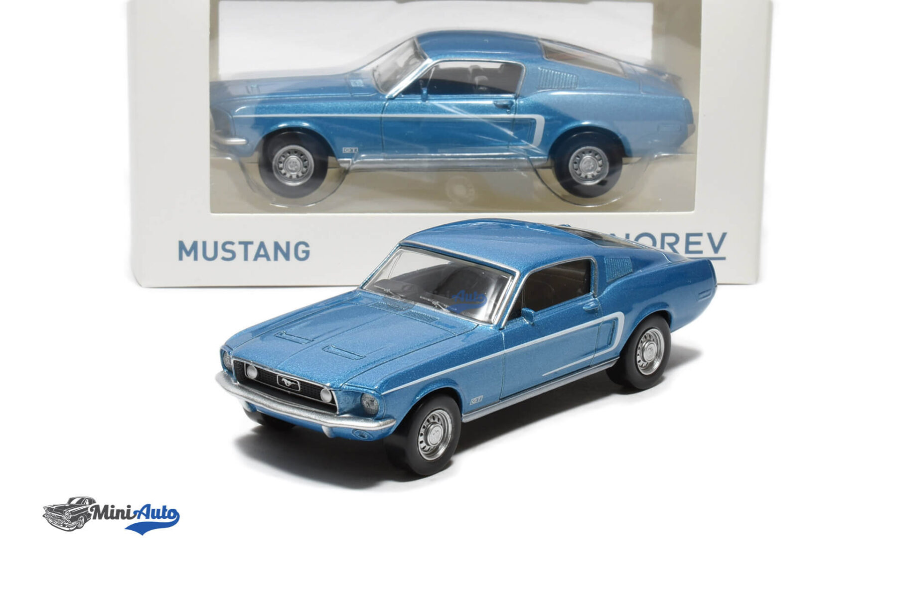 Ford Mustang GT - 1968 - Blue - Image 4
