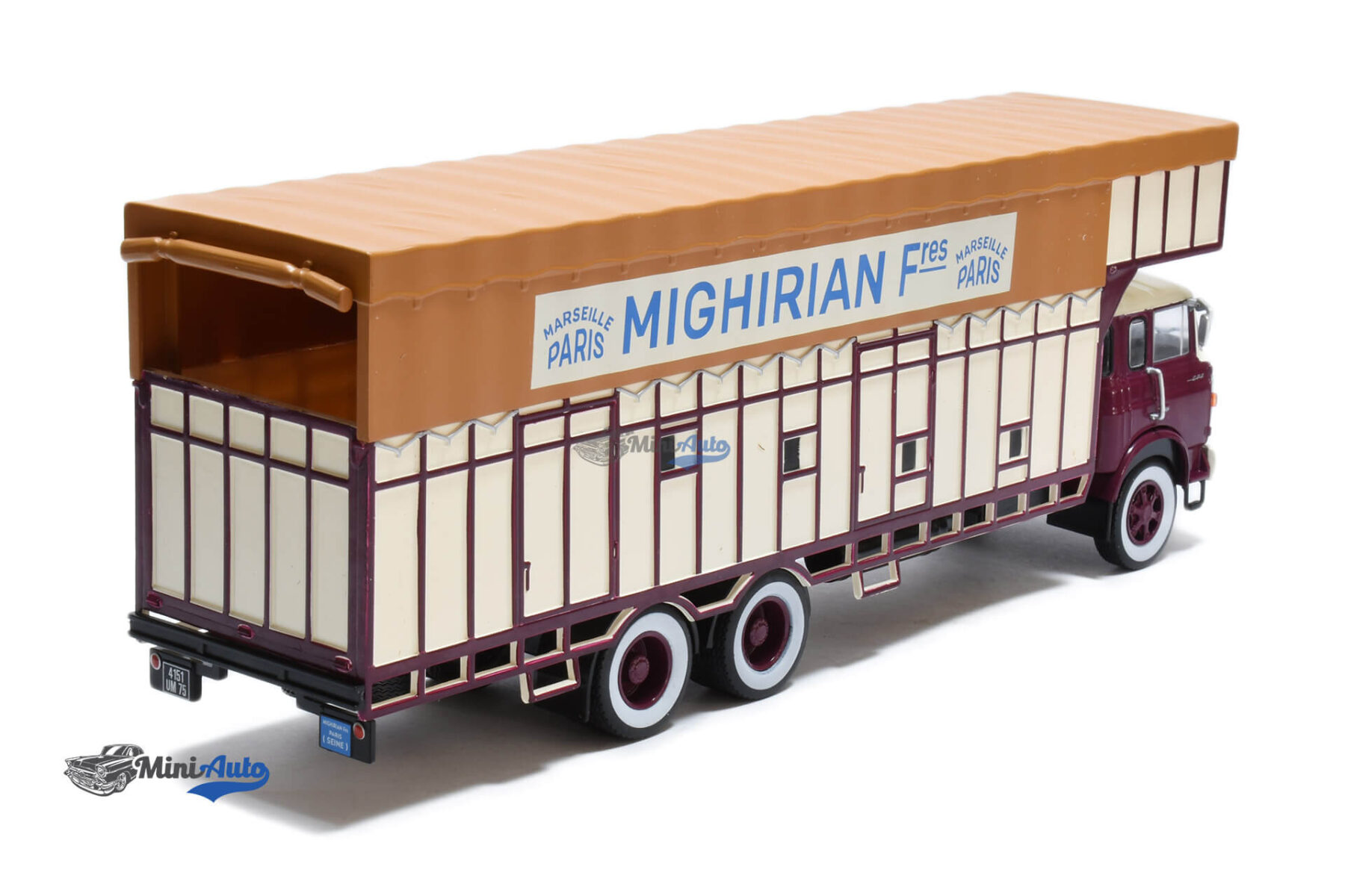 Berliet GPRK10 - 1968 - Dark Red/Beige - Image 2