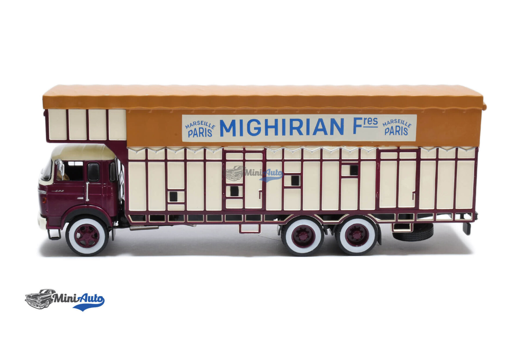 Berliet GPRK10 - 1968 - Dark Red/Beige - Image 3