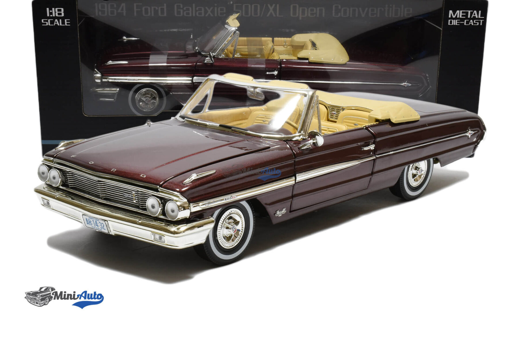 Ford Galaxie 500XL - 1964 - Dark Red - Image 6