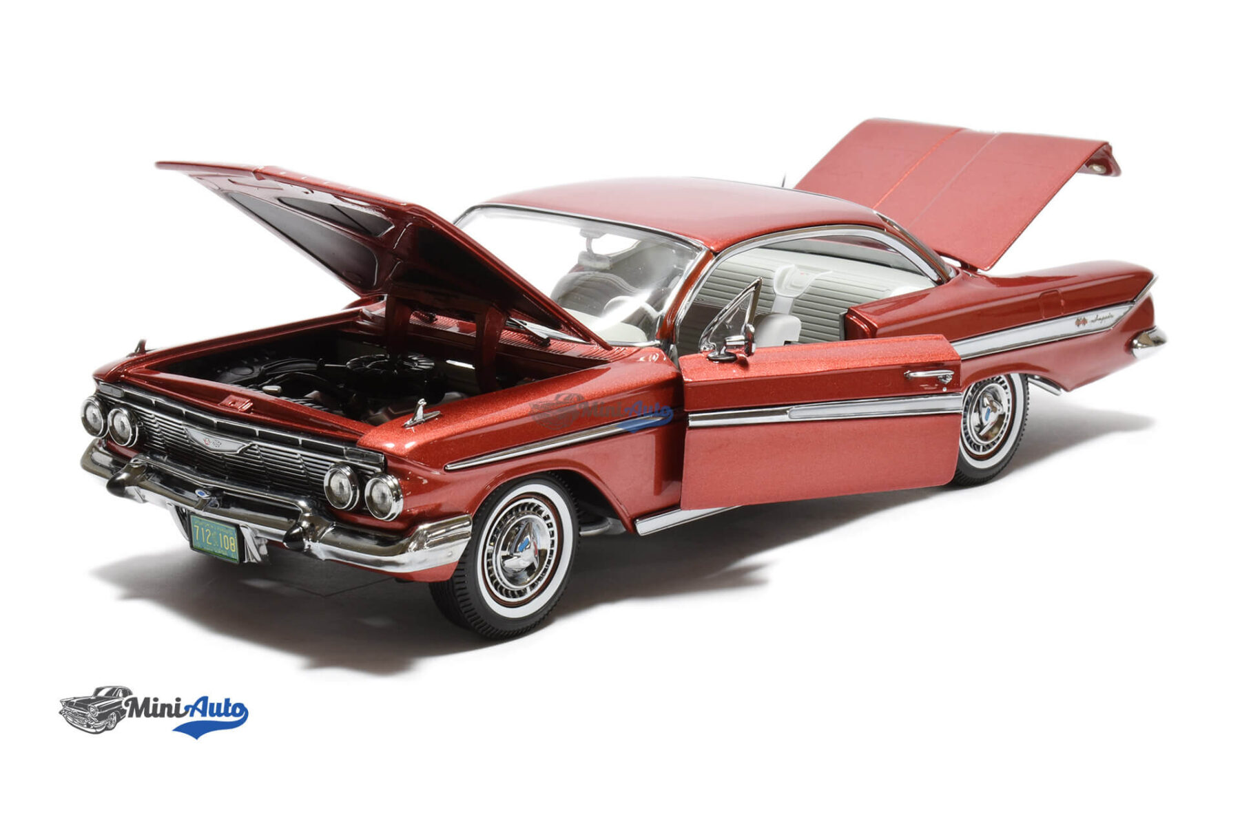 Chevrolet Impala sport coupe - 1961 - Red - Image 2