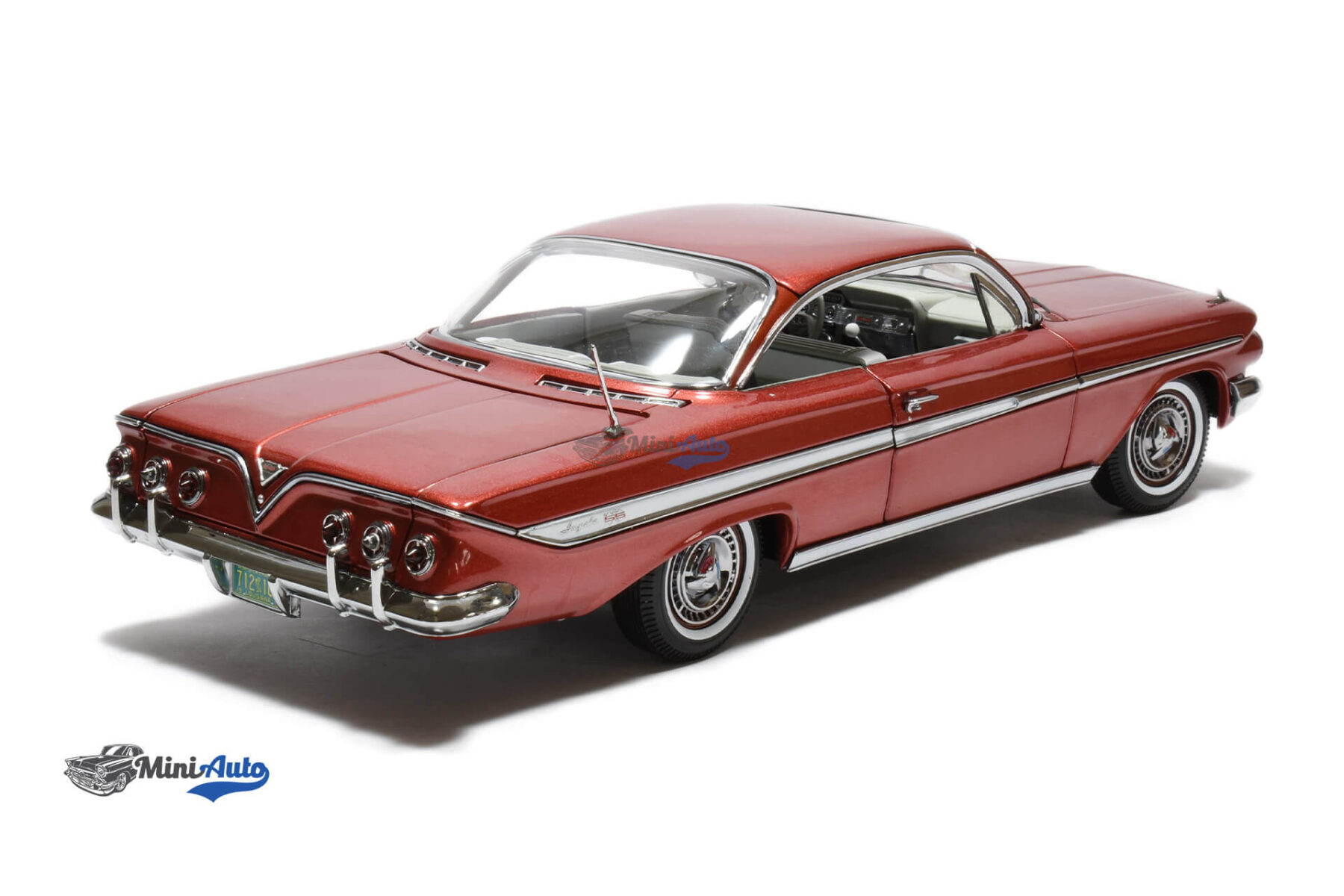 Chevrolet Impala sport coupe - 1961 - Red - Image 3
