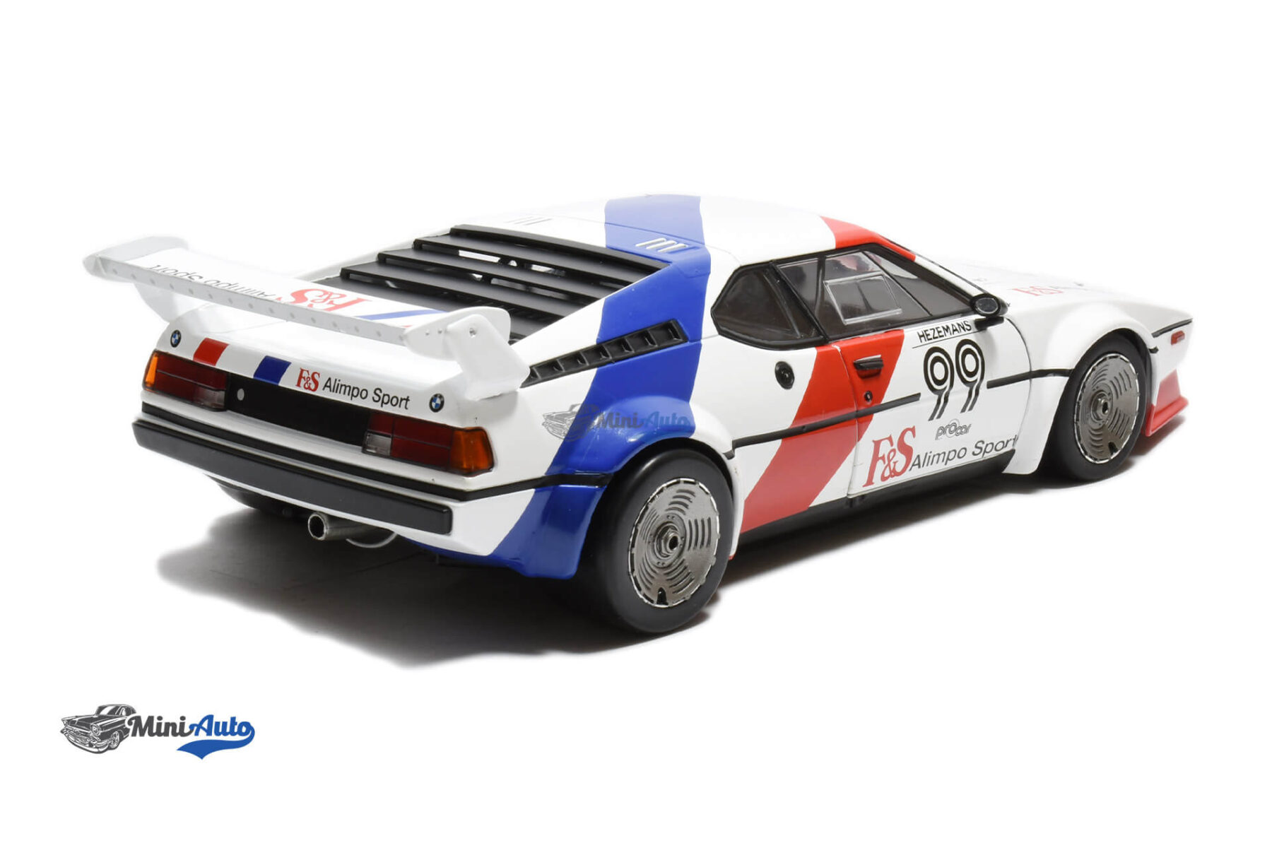 BMW M1 Procar Team Motorsport N99 Toine Hezemans - 1979 - White/Red/Blue - Image 3